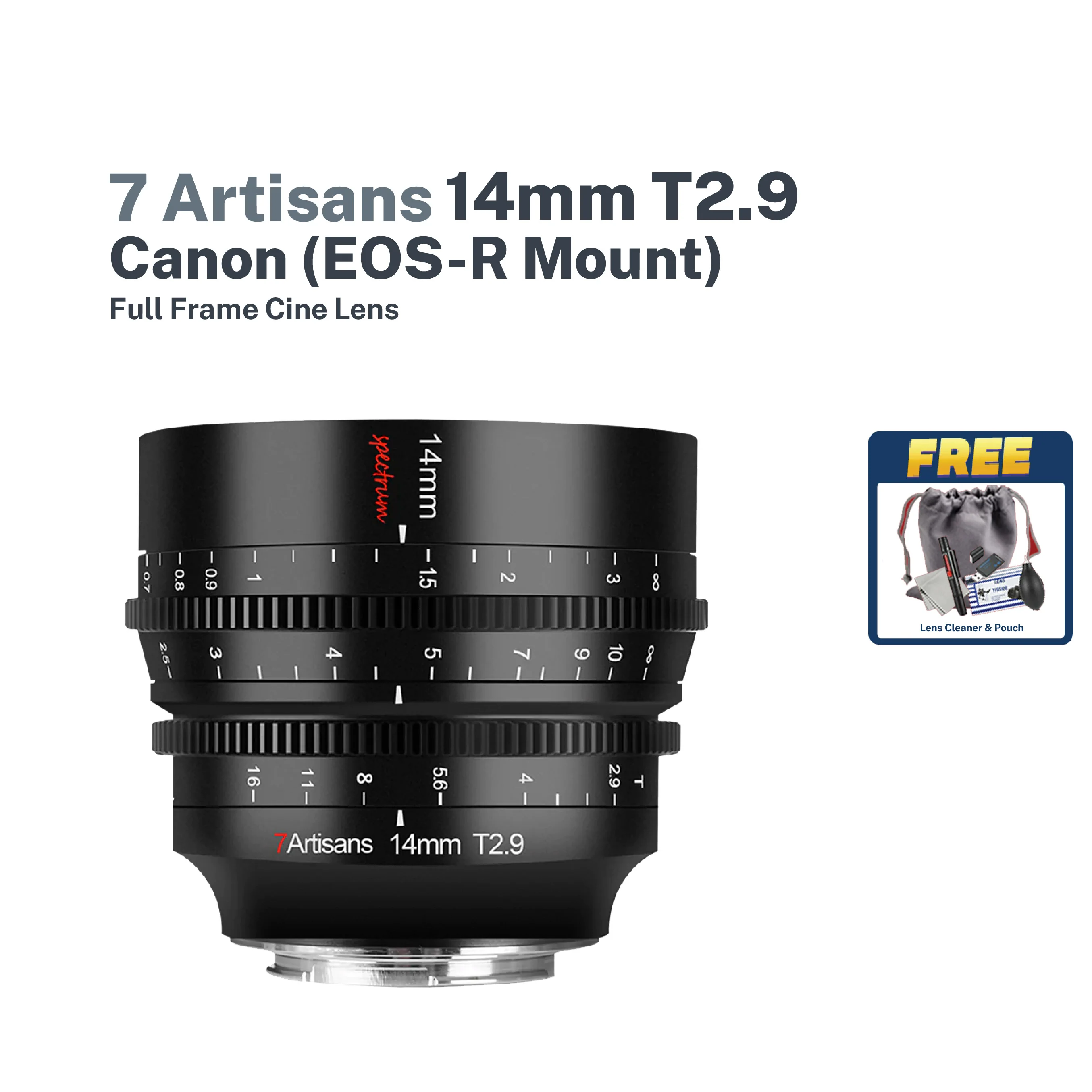 7Artisans 14mm T2.9 Full Frame Cine Lens - Image 9