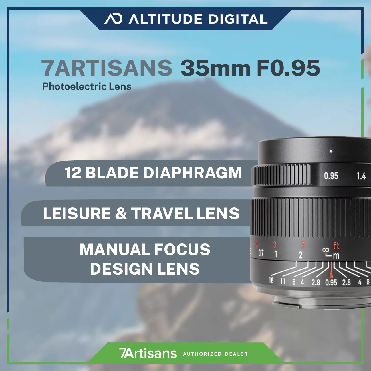 7Artisans 35mm F0.95 APS-C Mirrorless Lens - Image 5