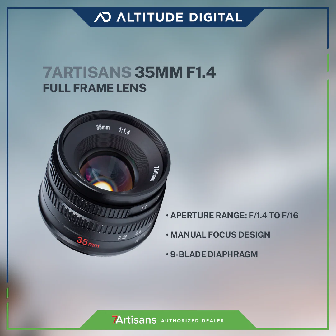 7Artisans 35mm f1.4 Full Frame Lens - Image 2