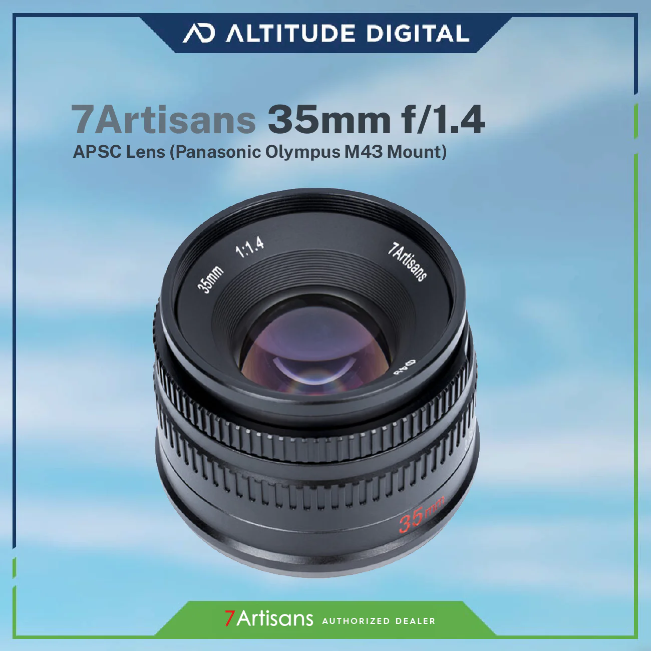 7Artisans 35mm F1.4 Photoelectric Manual Fixed Lens APSC - Image 6