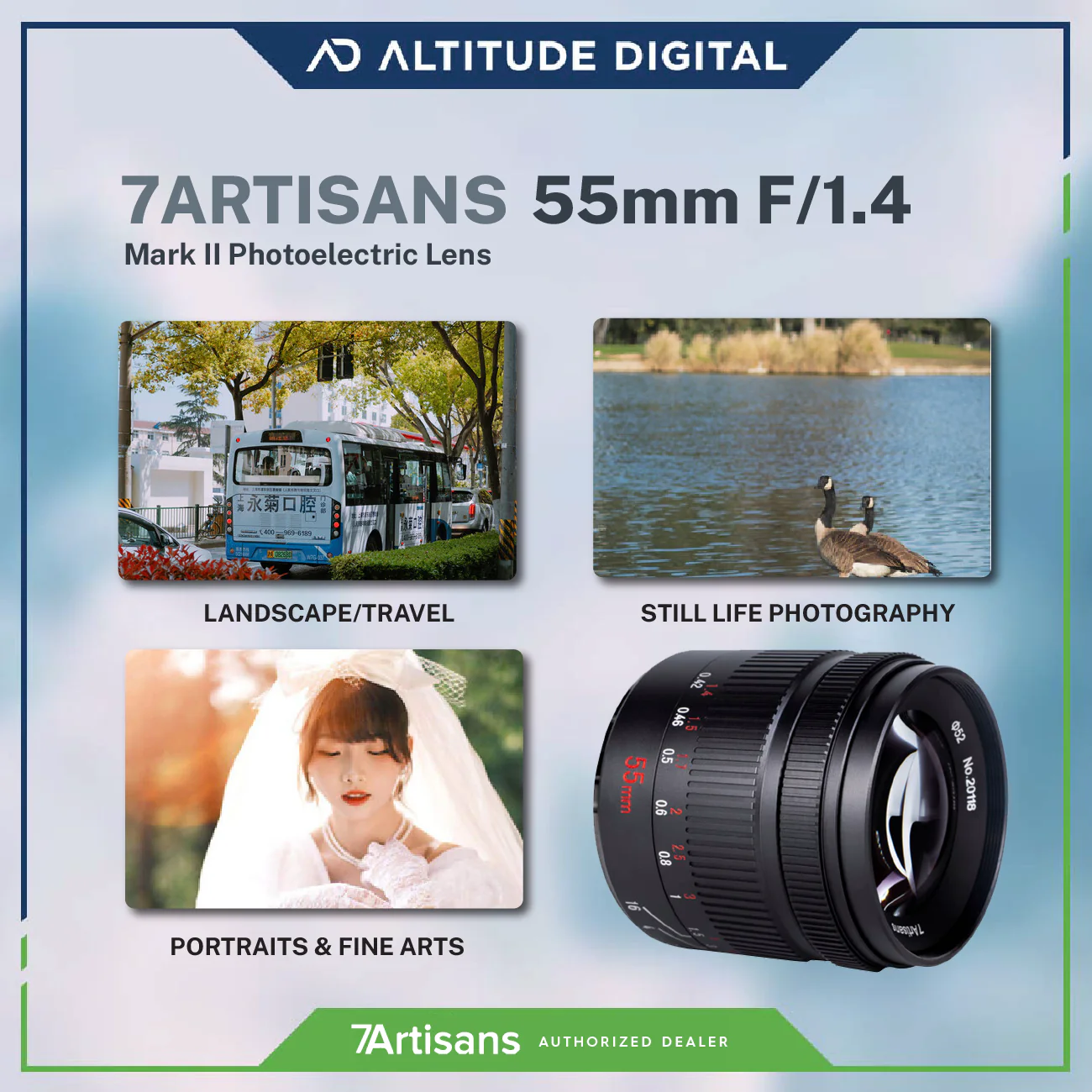 7artisans 55mm F1.4 (Mark II) APS-C Manual Fixed Lens - Image 4