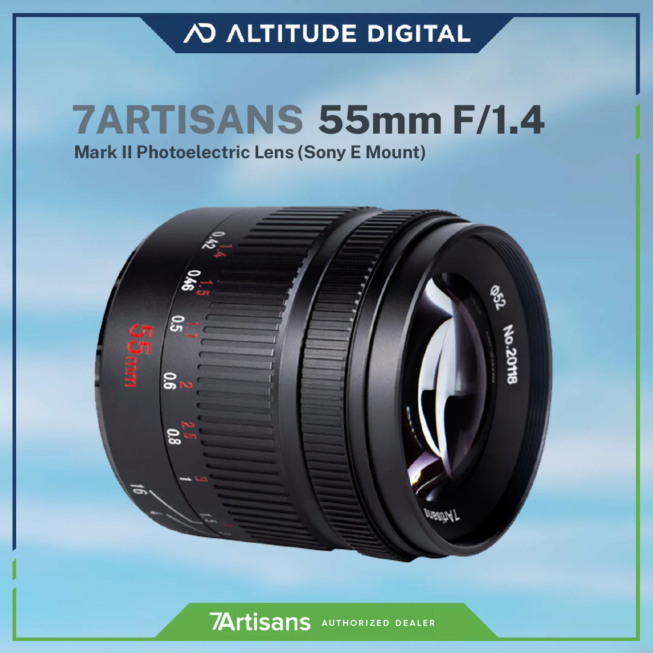 7artisans 55mm F1.4 (Mark II) APS-C Manual Fixed Lens - Image 7