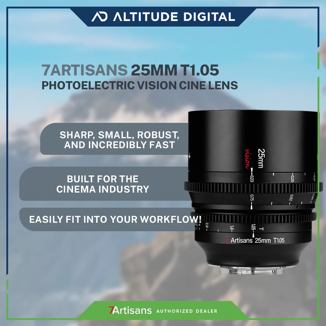 7Artisans Photoelectric 25mm T1.05 Vision Cine Lens - Image 6