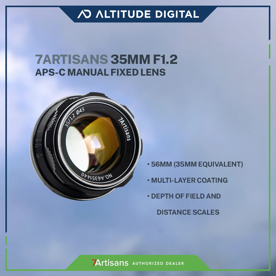 7Artisans Photoelectric 35mm F1.2 Mark I APS-C Manual Fixed Lens - Image 4