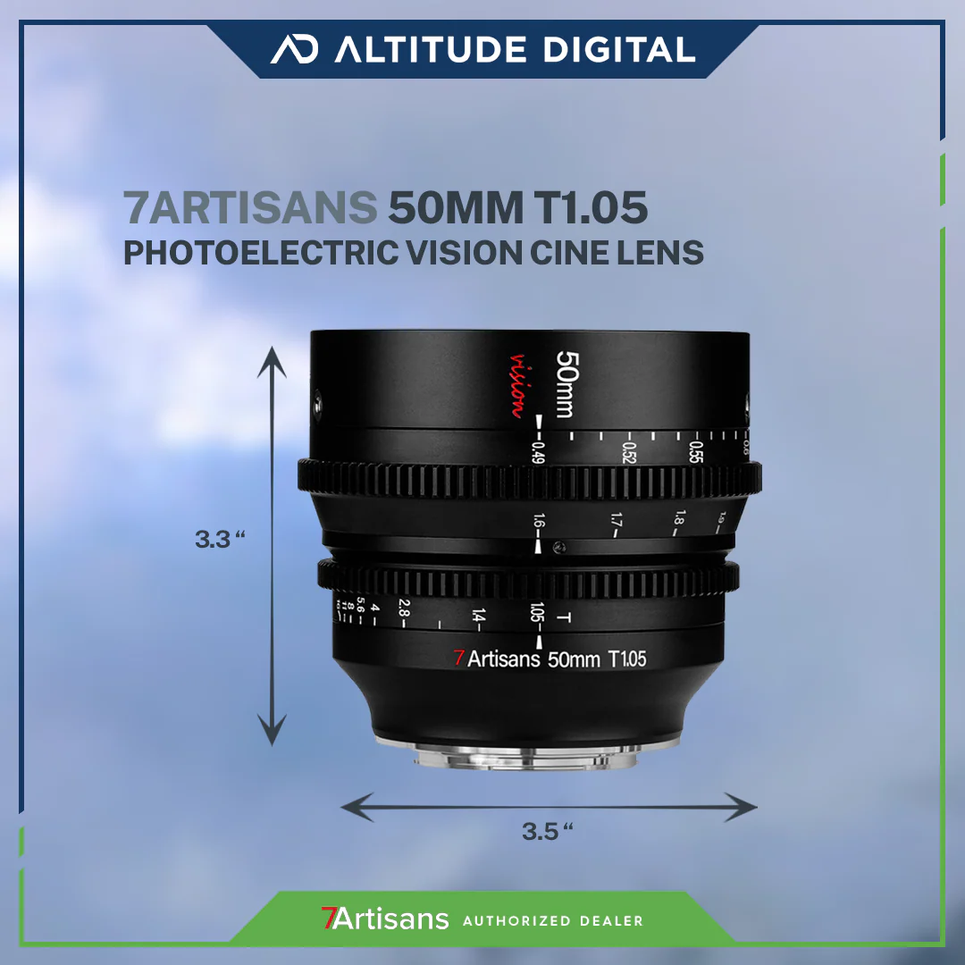 7artisans Photoelectric 50mm T1.05 Vision Cine Lens - Image 3