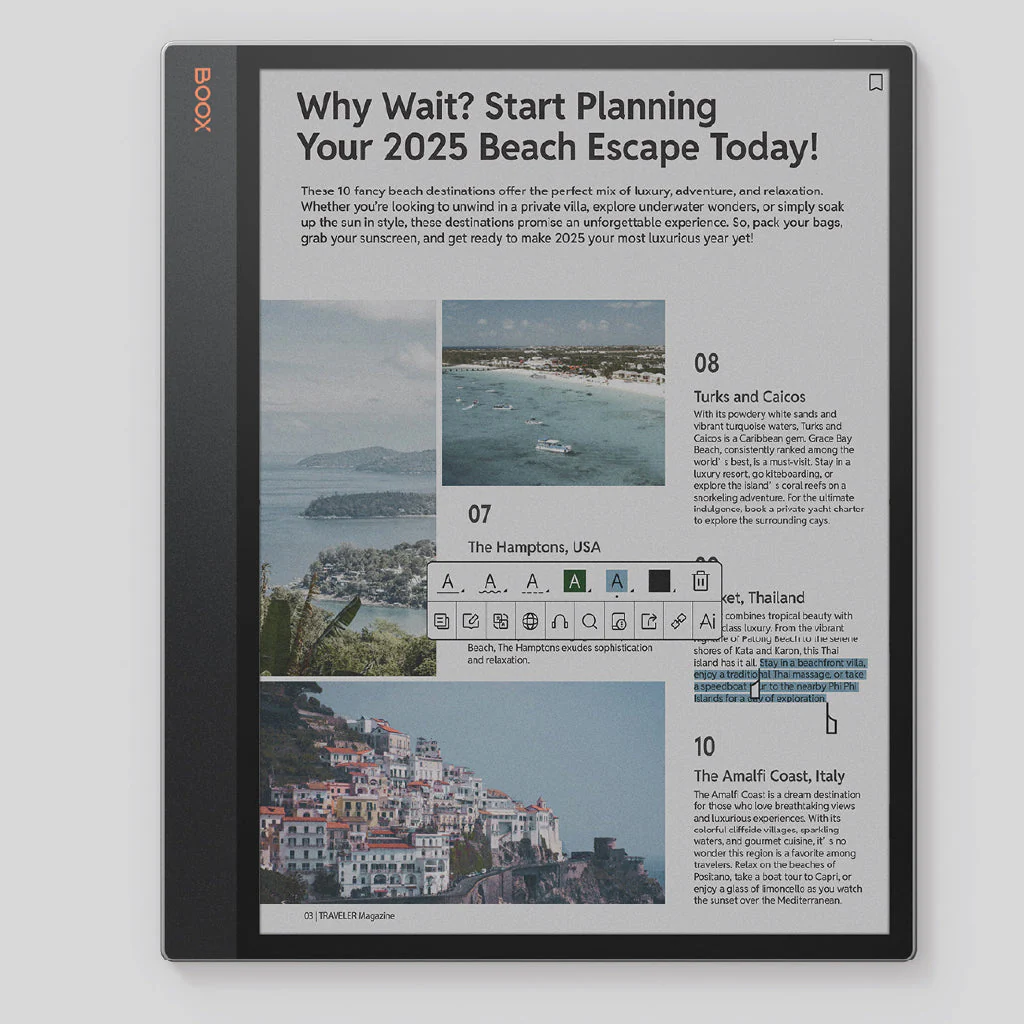 BOOX Tab X C E-ink Device Tablet - Image 3