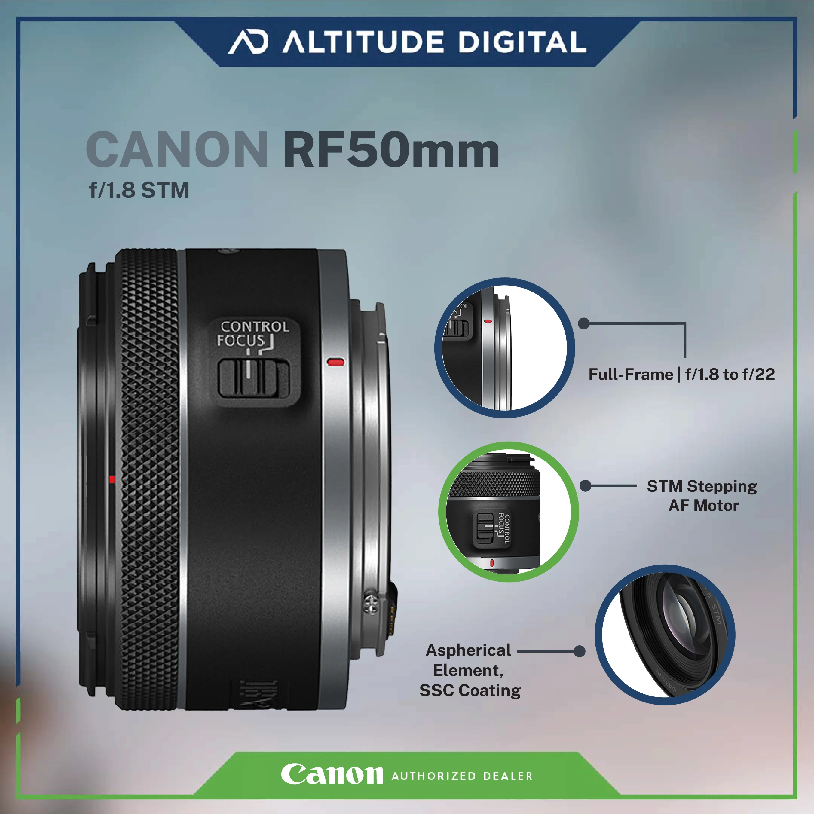 Canon RF50mm f/1.8 STM Lens - Image 3