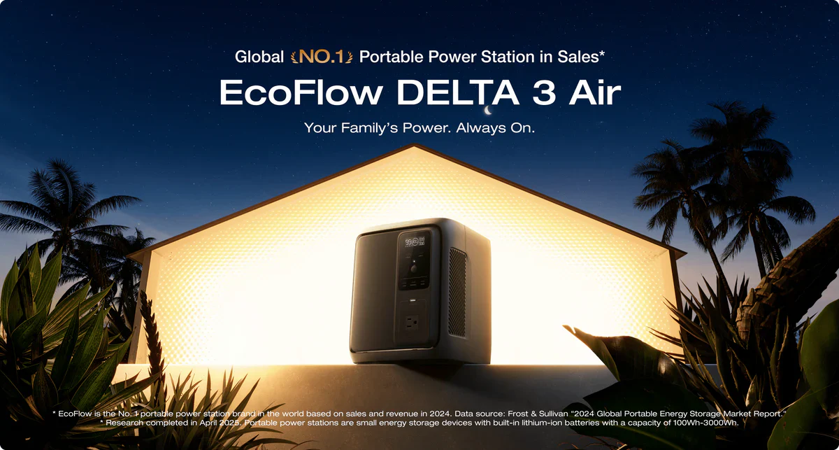 EcoFlow Delta 3 1000 Air (10ms UPS) Portable Power Station - Image 7