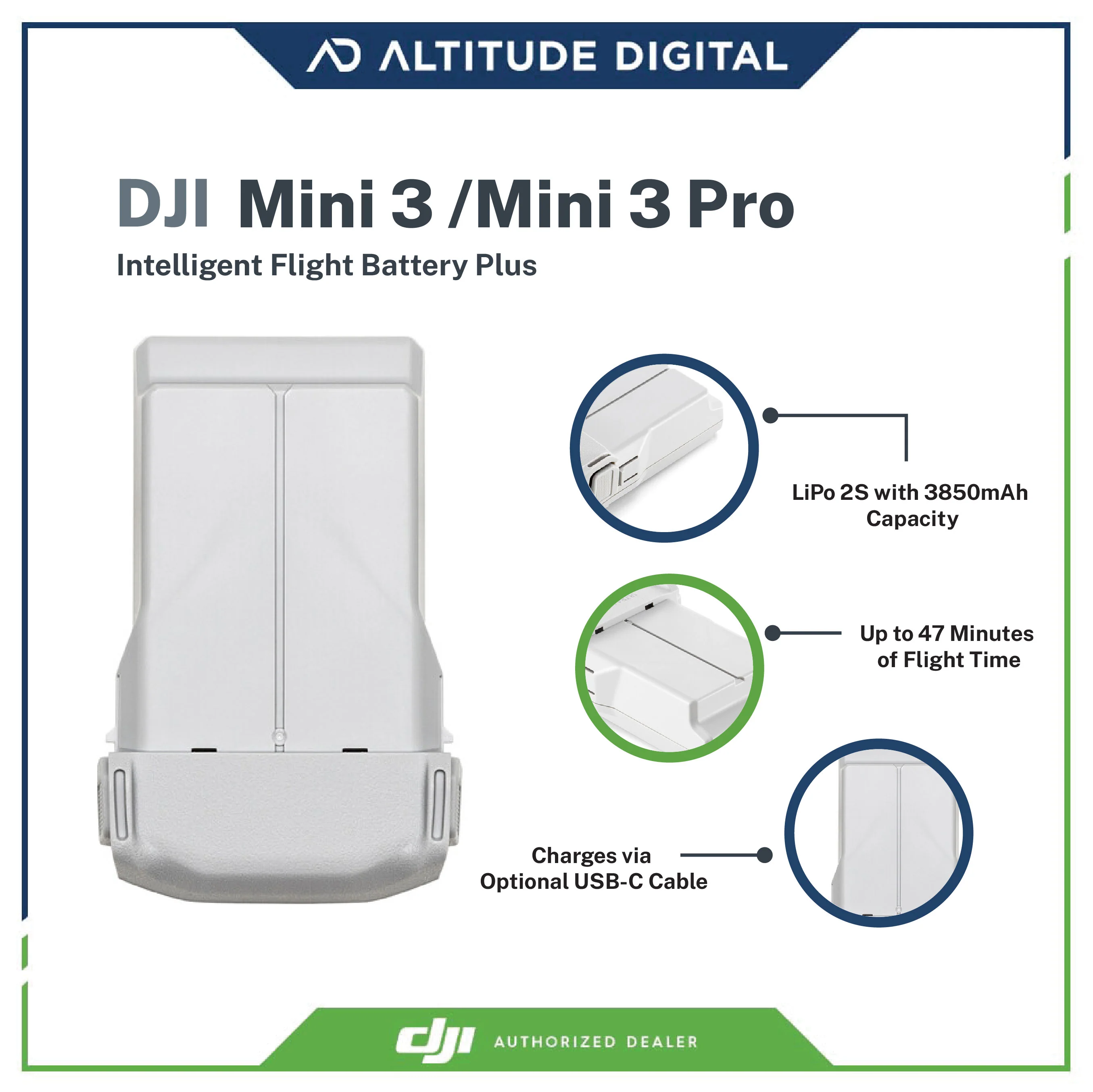 DJI Mini 3 Pro Intelligent Flight Battery Plus - Image 2