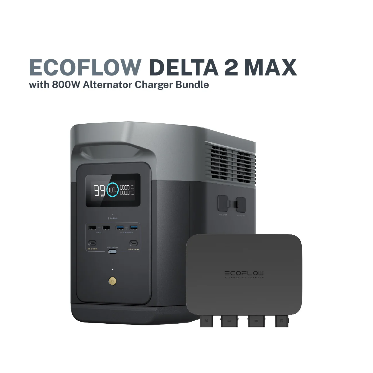 EcoFlow 800W Car Alternator Charger (w/ Delta Powerstation Bundle) - Image 3