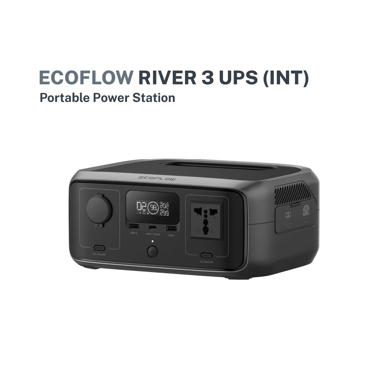 EcoFlow RIVER 3 (UPS) Portable Power Station