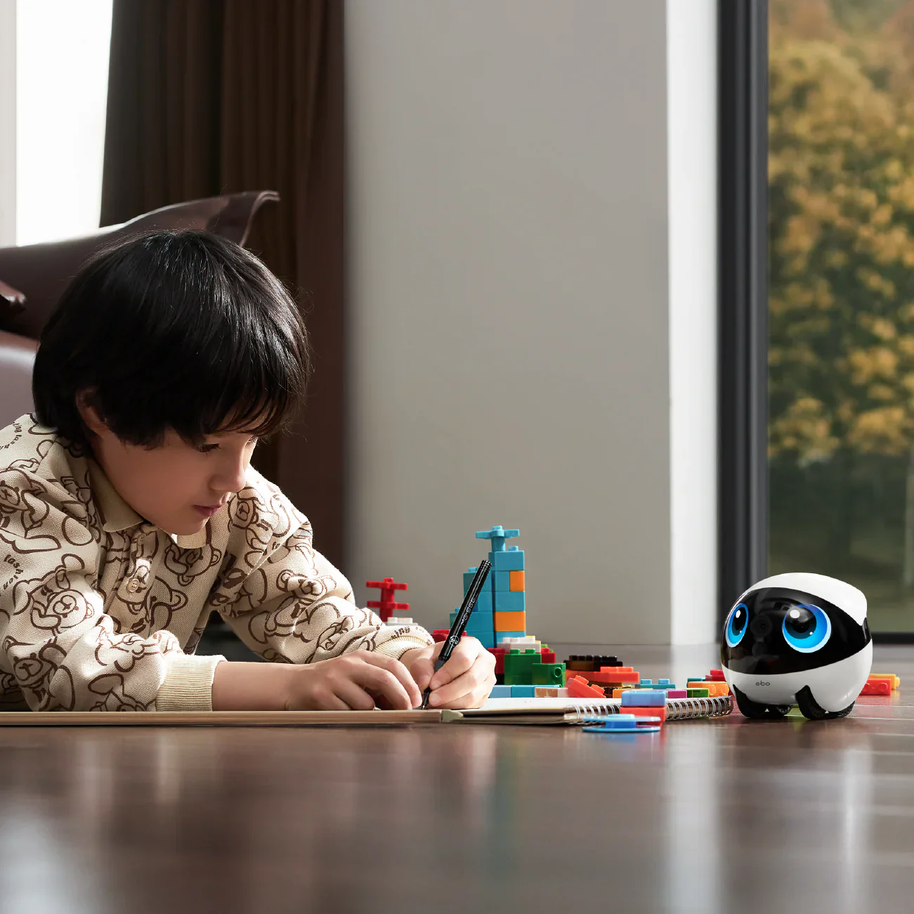 Enabot EBO Air 2 Plus FamilyBot Lunar White - Image 5