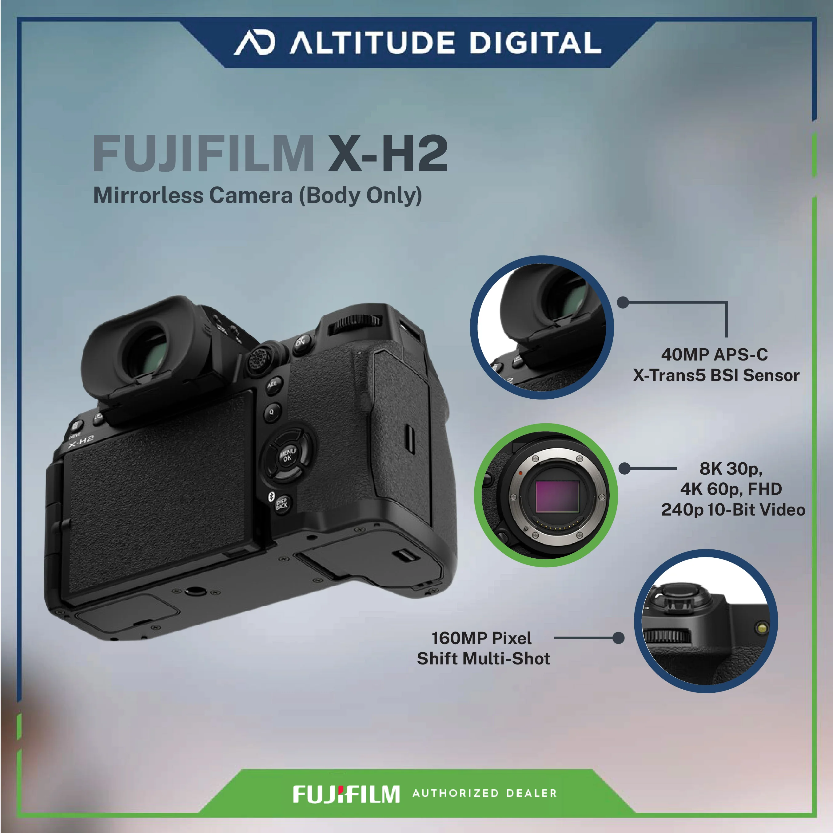 FUJIFILM X-H2 Mirrorless Camera - Image 5