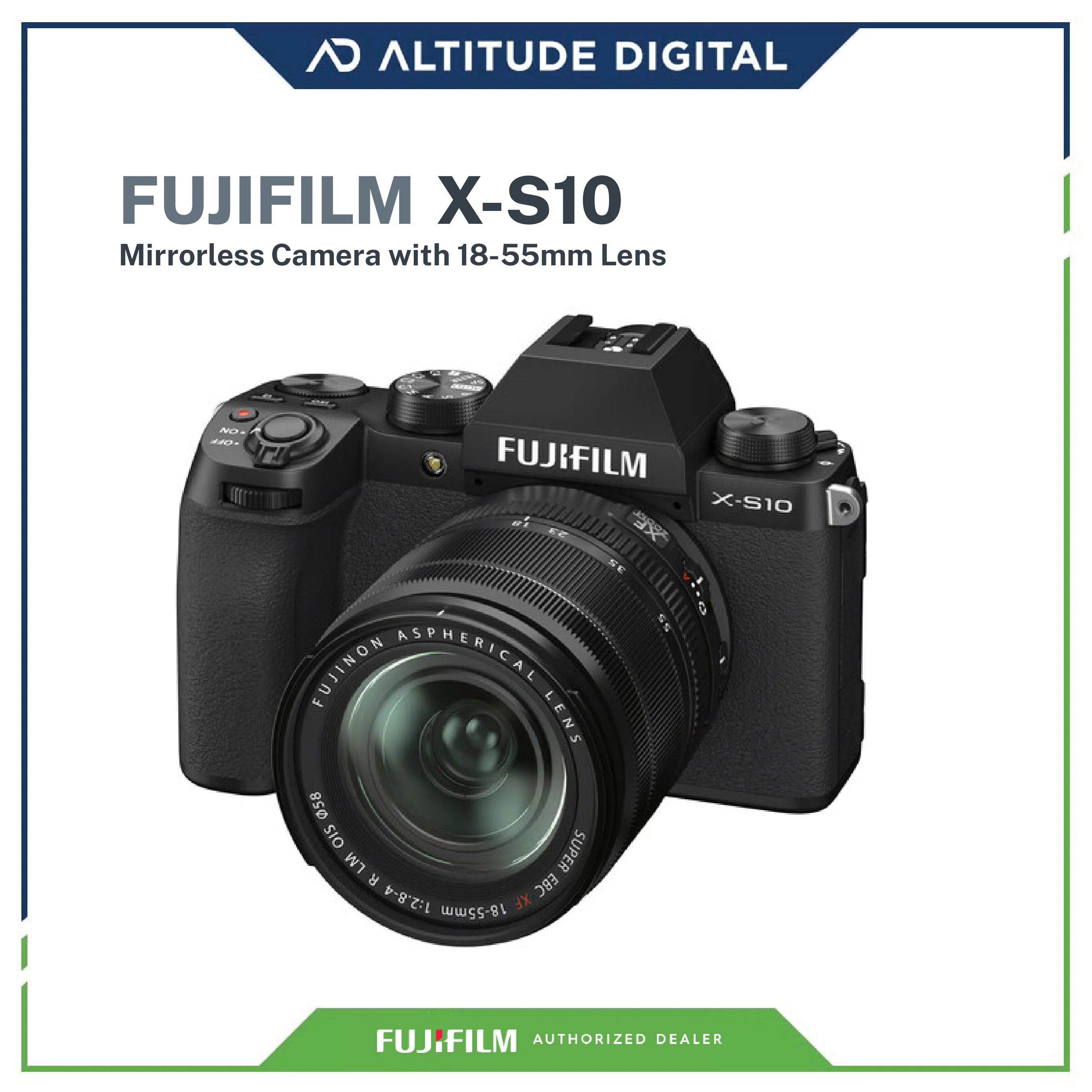 FUJIFILM X-S10 Mirrorless Camera with 18-55mm Lens - Image 2
