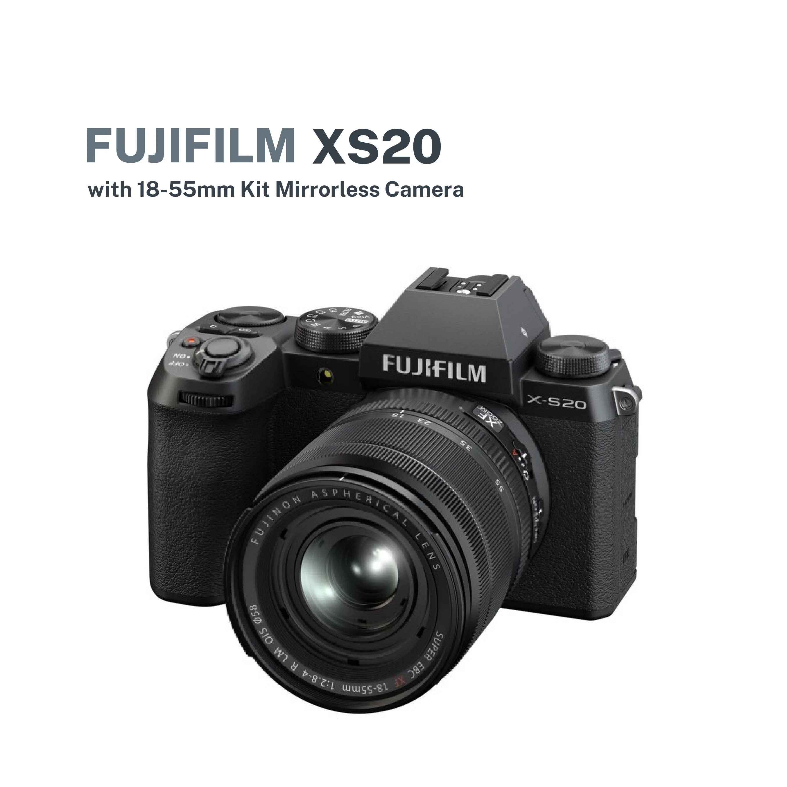 FUJIFILM X-S20 Mirrorless Camera with 18-55mm Lens (Black) - Image 12