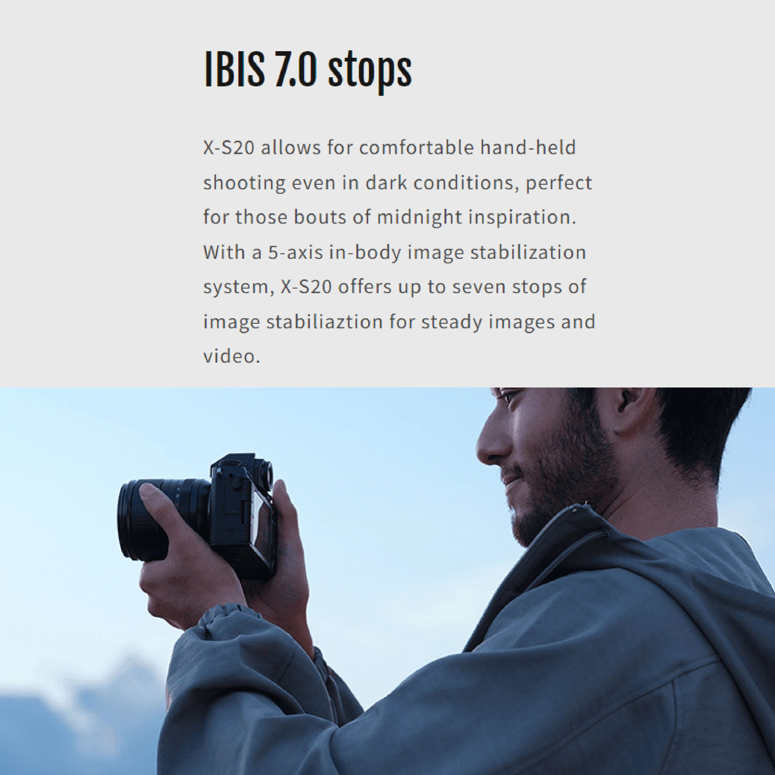 FUJIFILM X-S20 Mirrorless Camera with 18-55mm Lens (Black) - Image 8