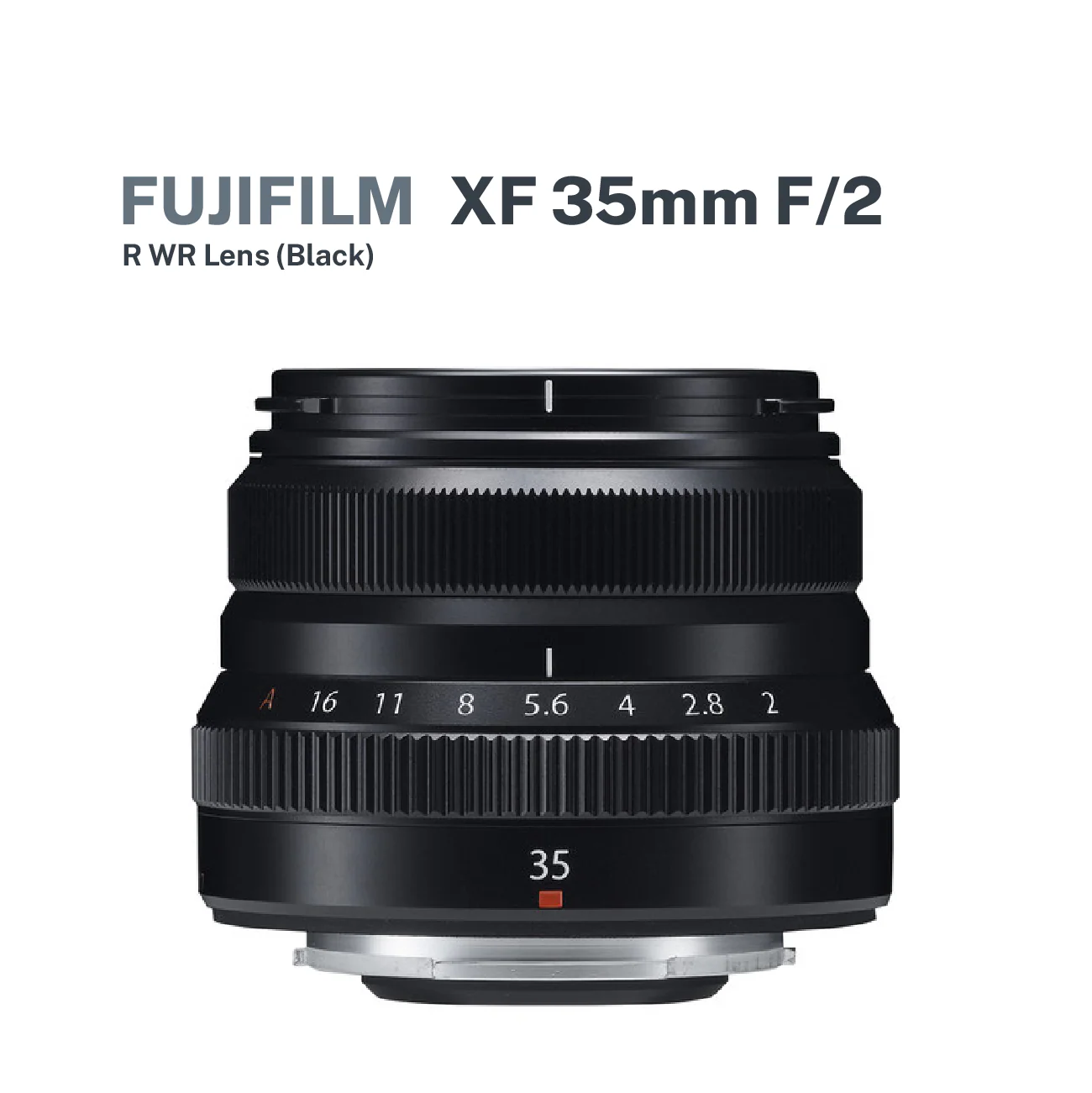 FUJIFILM XF35 F2 R WR - Black