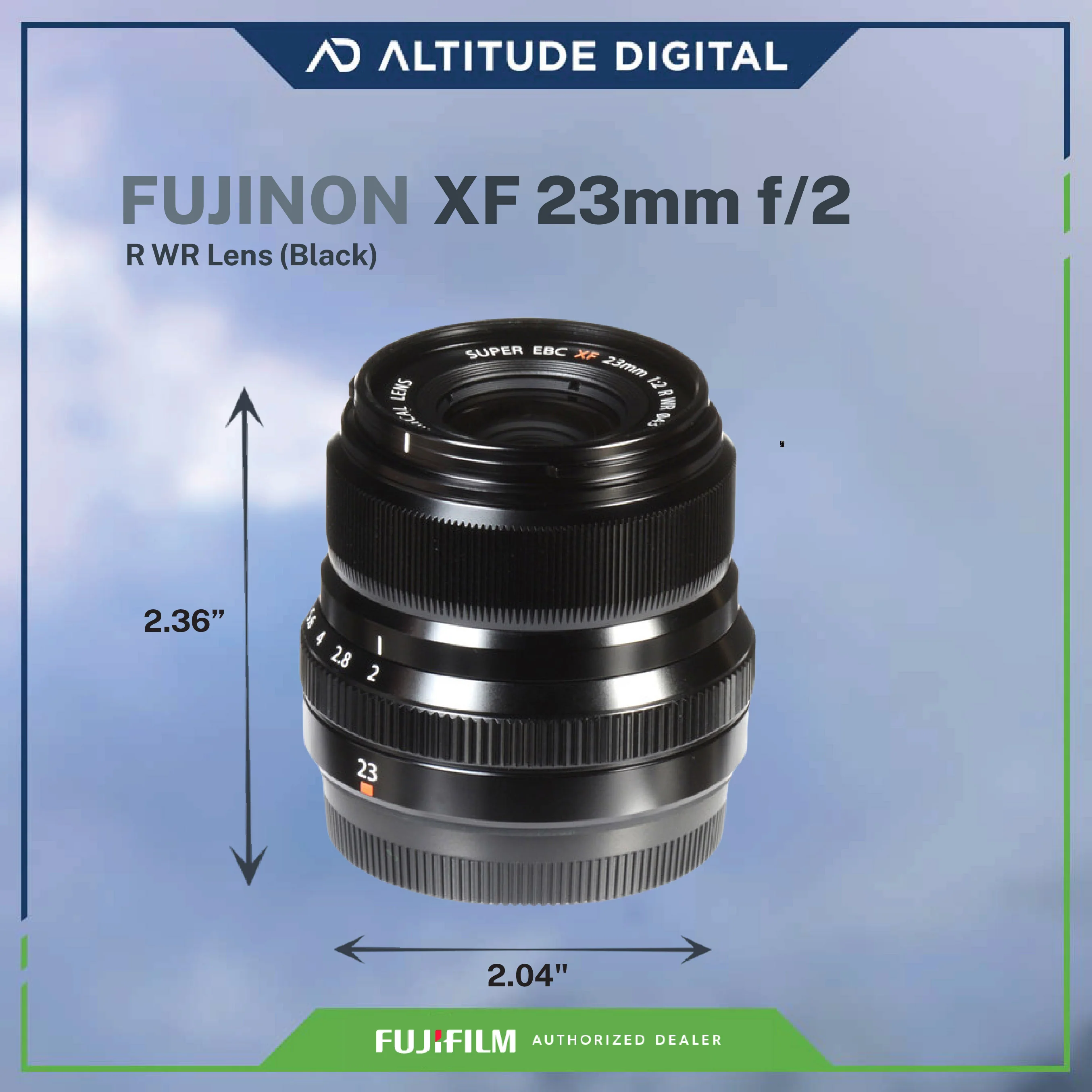 FUJINON XF 23mm F2 R WR - Image 5