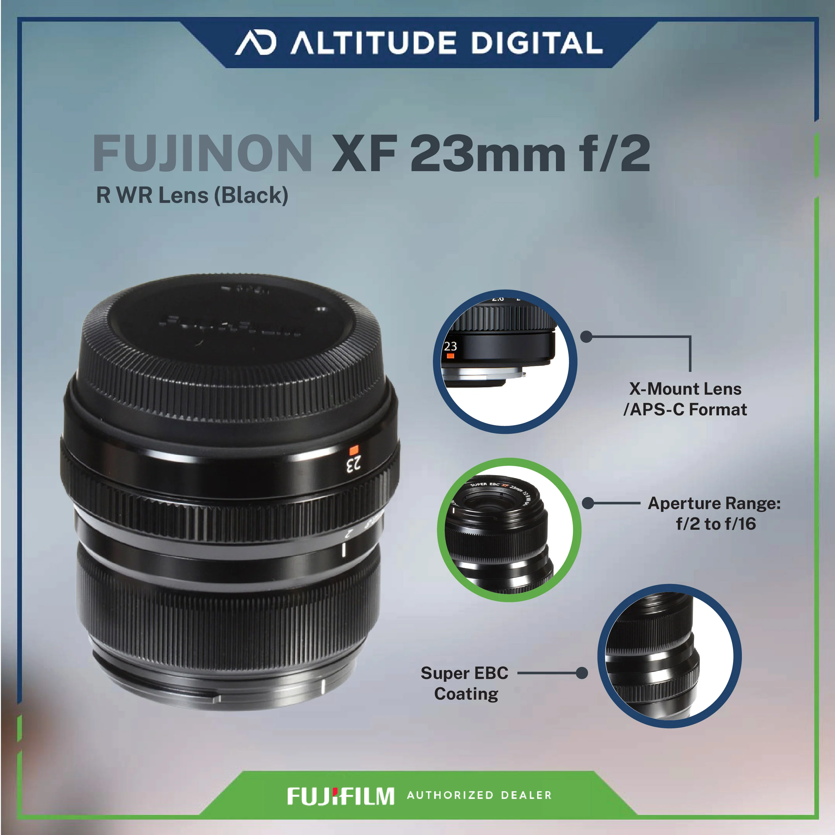 FUJINON XF 23mm F2 R WR - Image 6