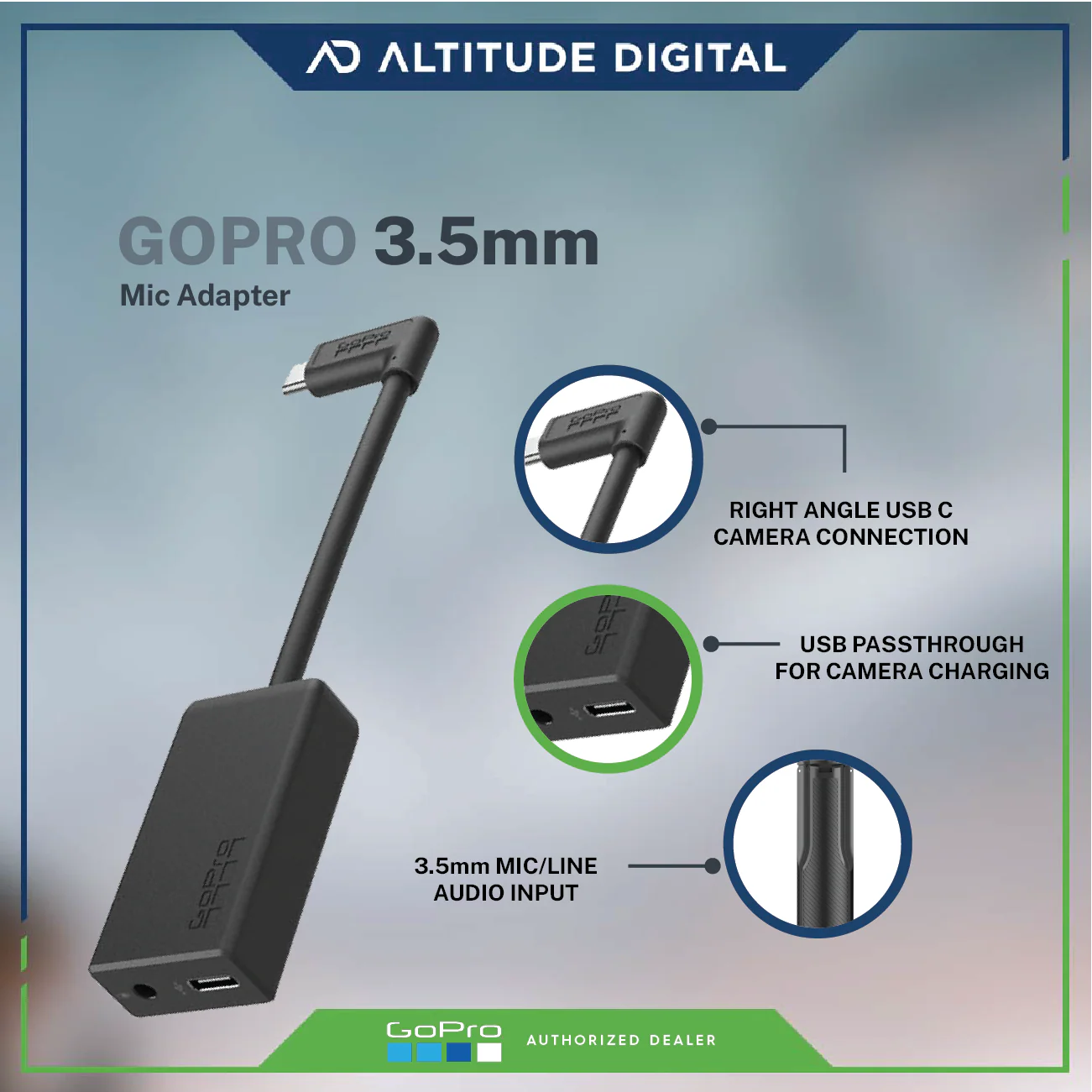 GoPro Pro 3.5mm Mic Adapter - Image 6