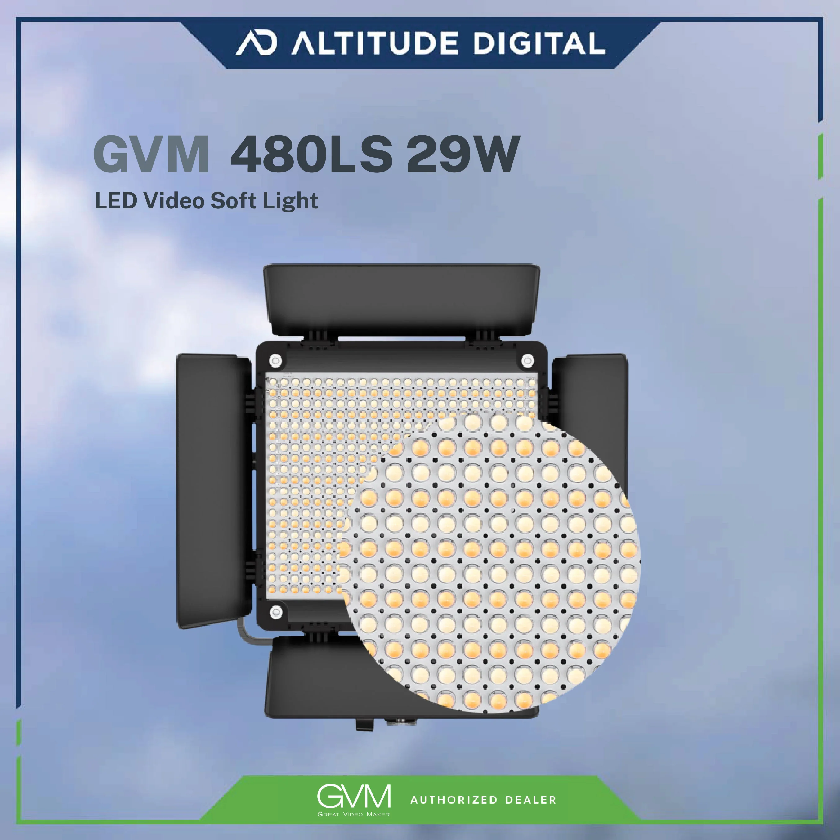 GVM 480LS 29W Bi-Color LED Panel - Image 5