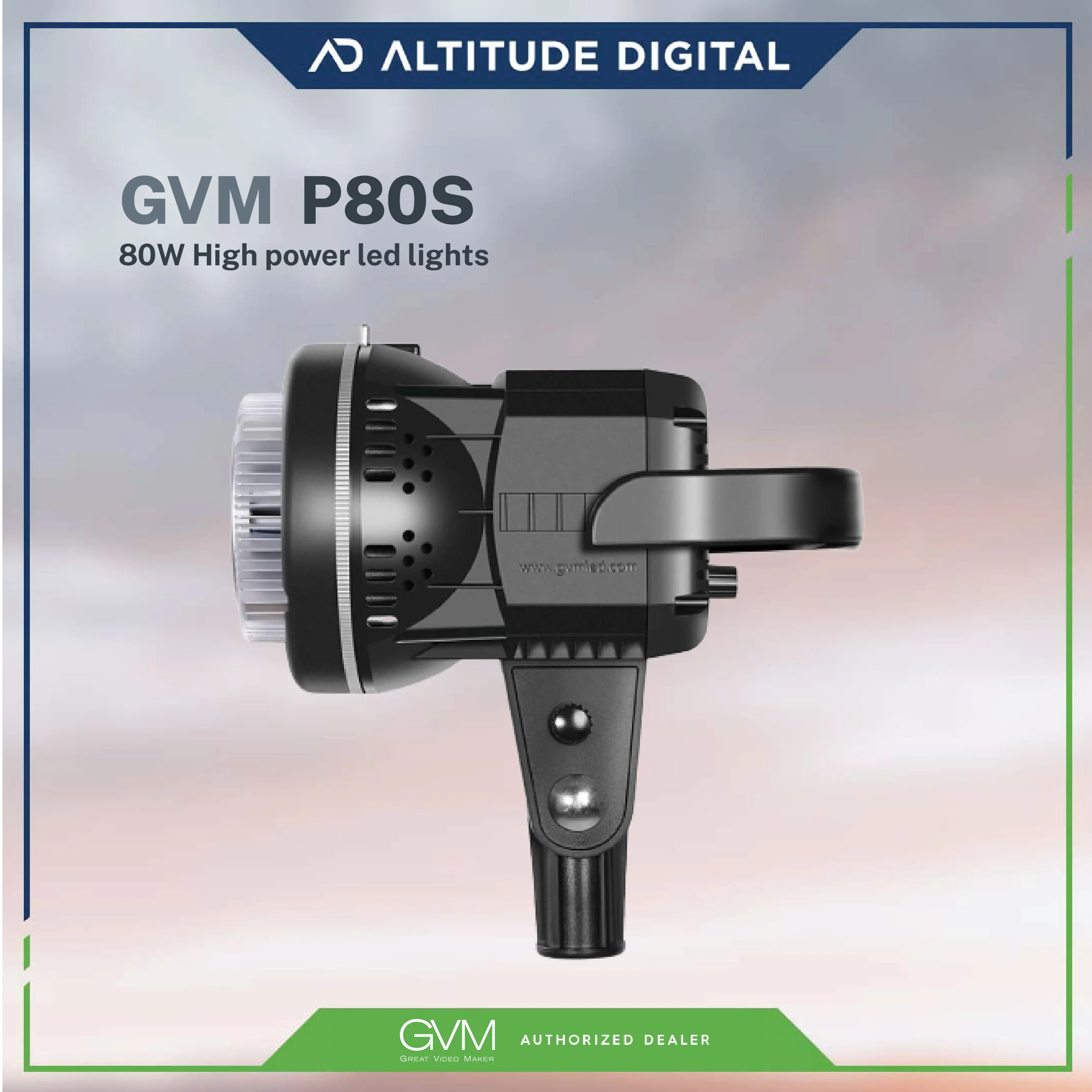 GVM P80S 80W High Power Led Lights - Image 4
