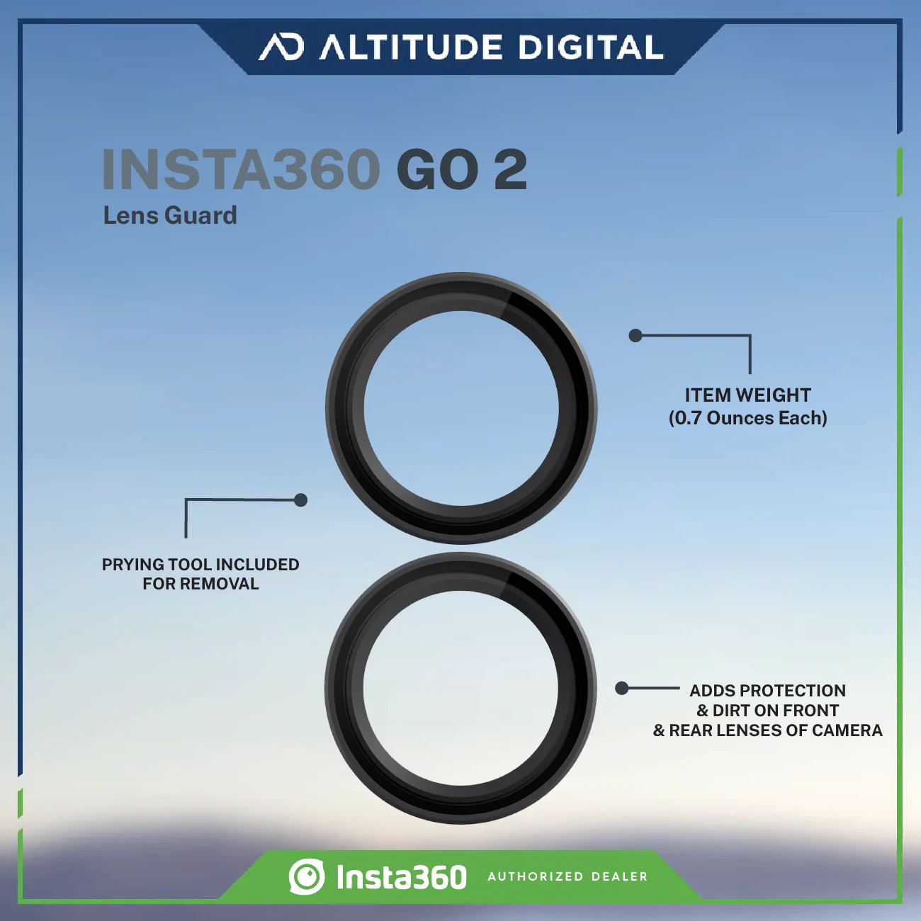 Insta360 Lens Guards for GO 2 (2-Pack) - Image 7