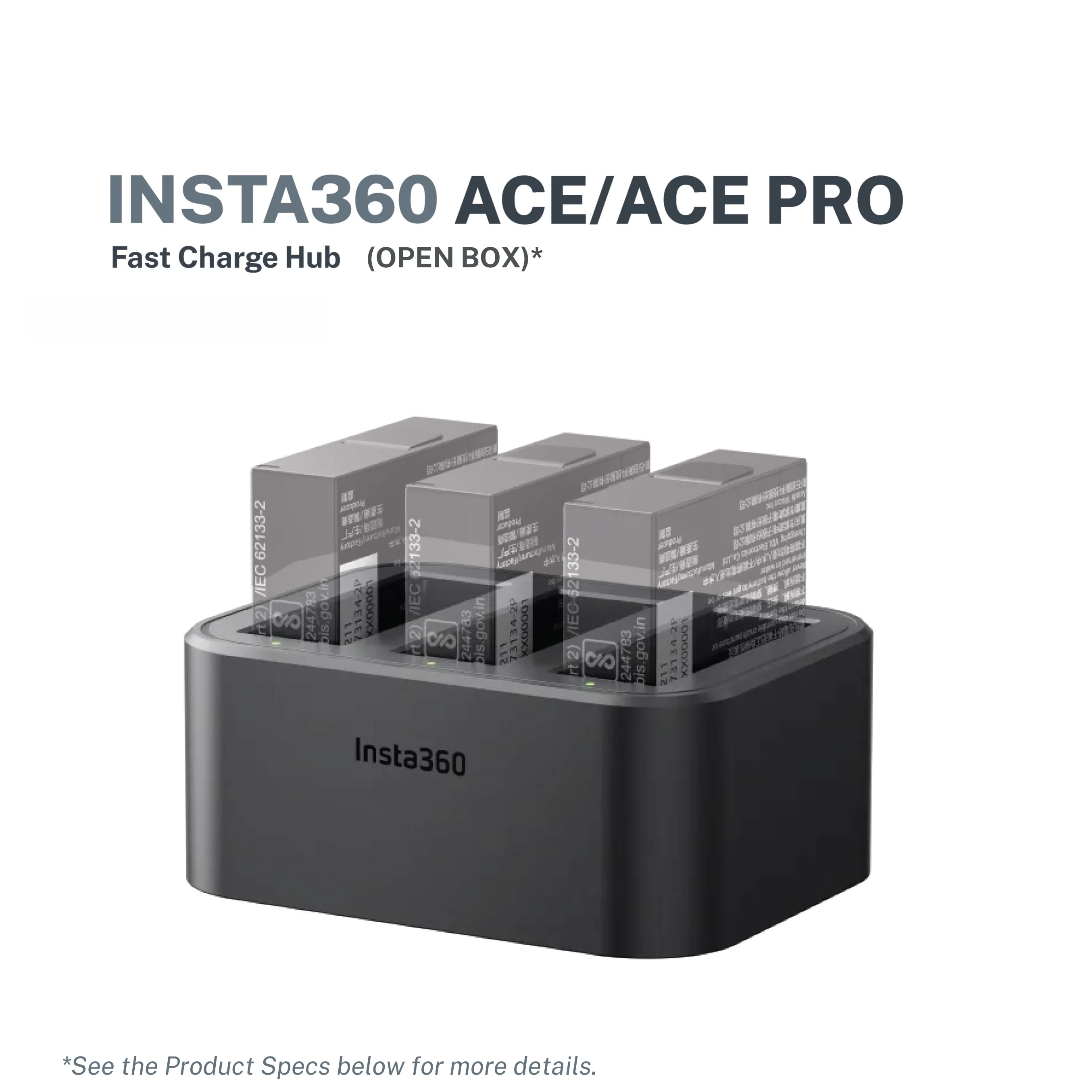 Insta360 Ace/Ace Pro Fast Charge Hub (Open Box)