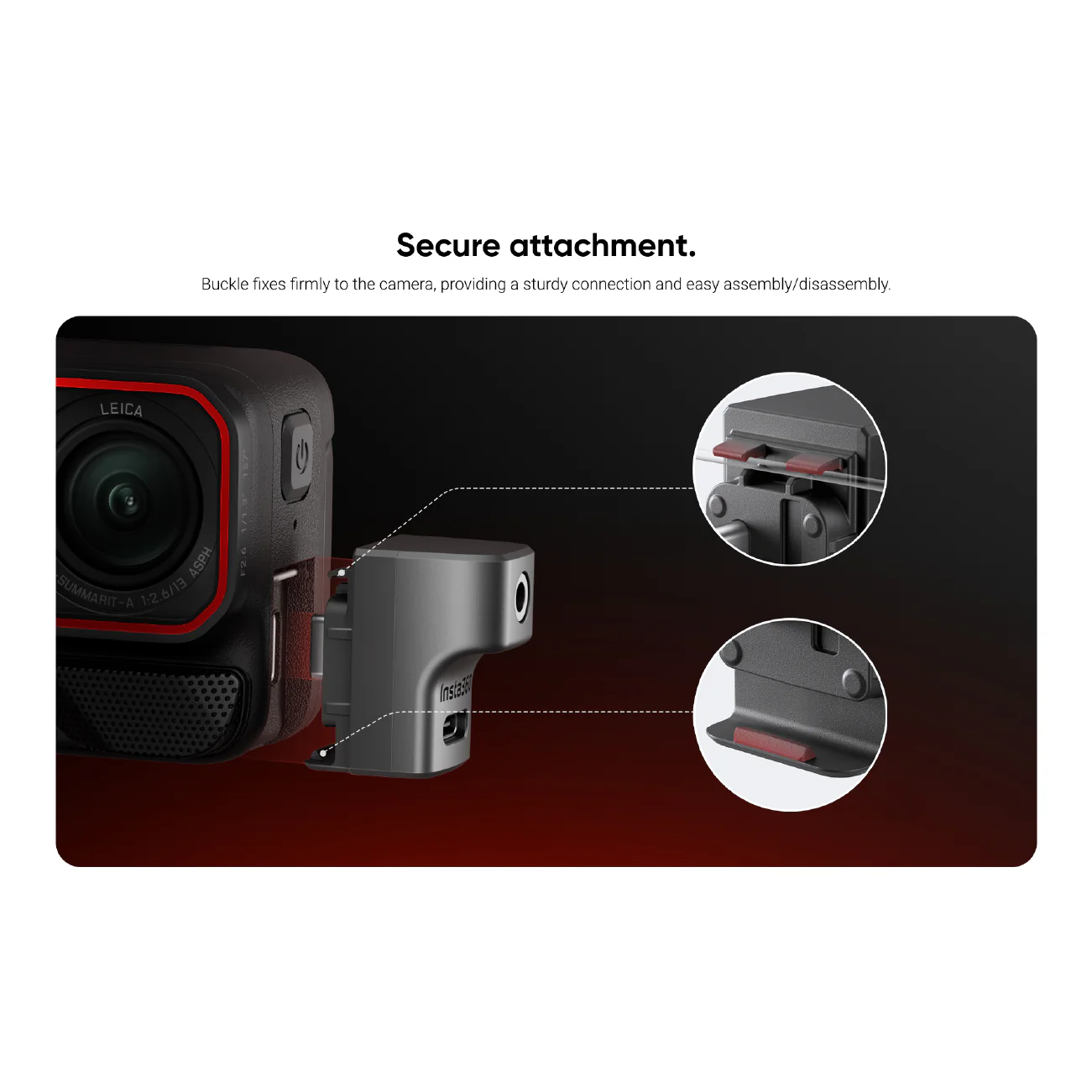 Insta360 Ace Pro 2/Ace Pro/Ace Mic Adapter - Image 2