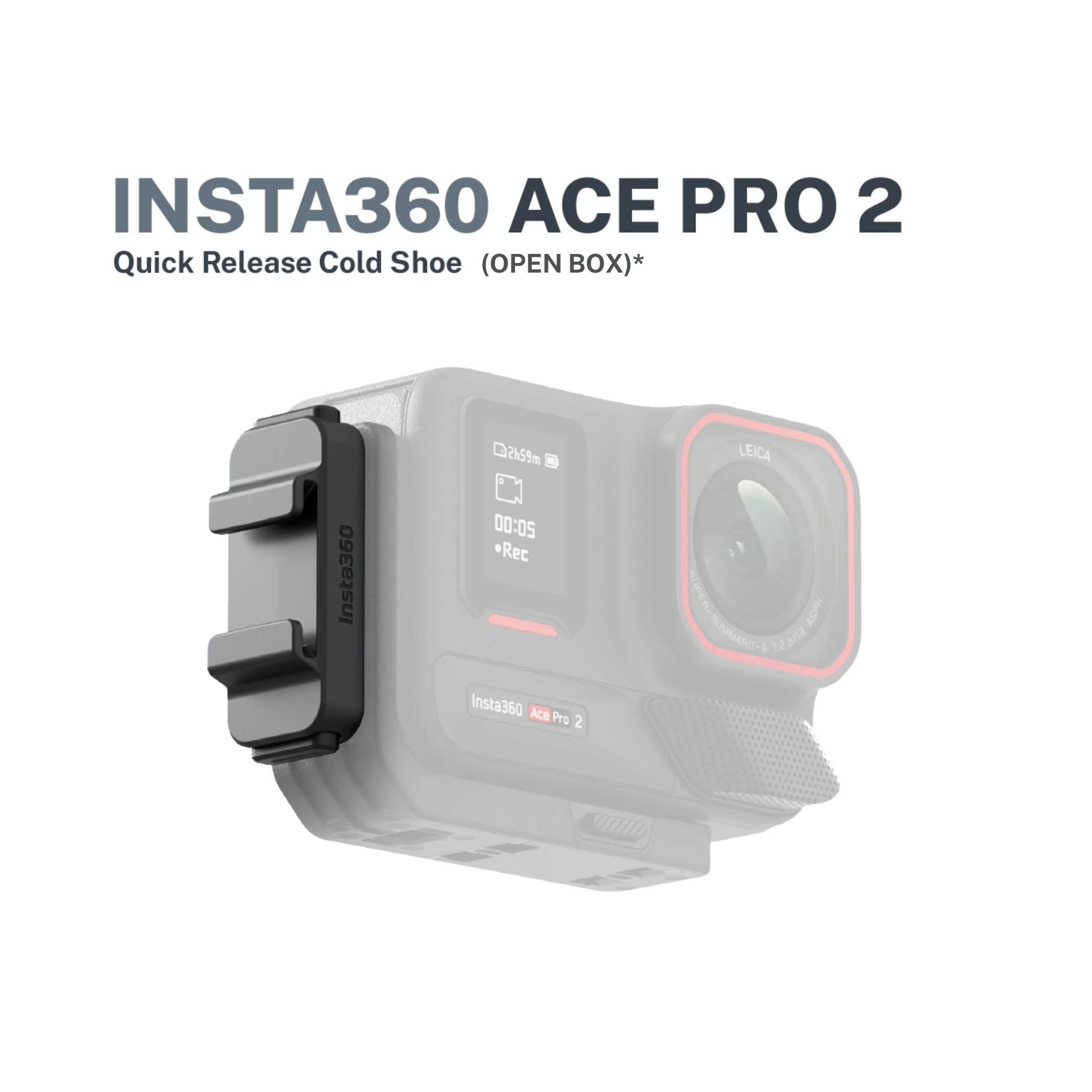 Insta360 Ace Pro 2/Ace Pro/Ace Quick Release Cold Shoe (Open Box)