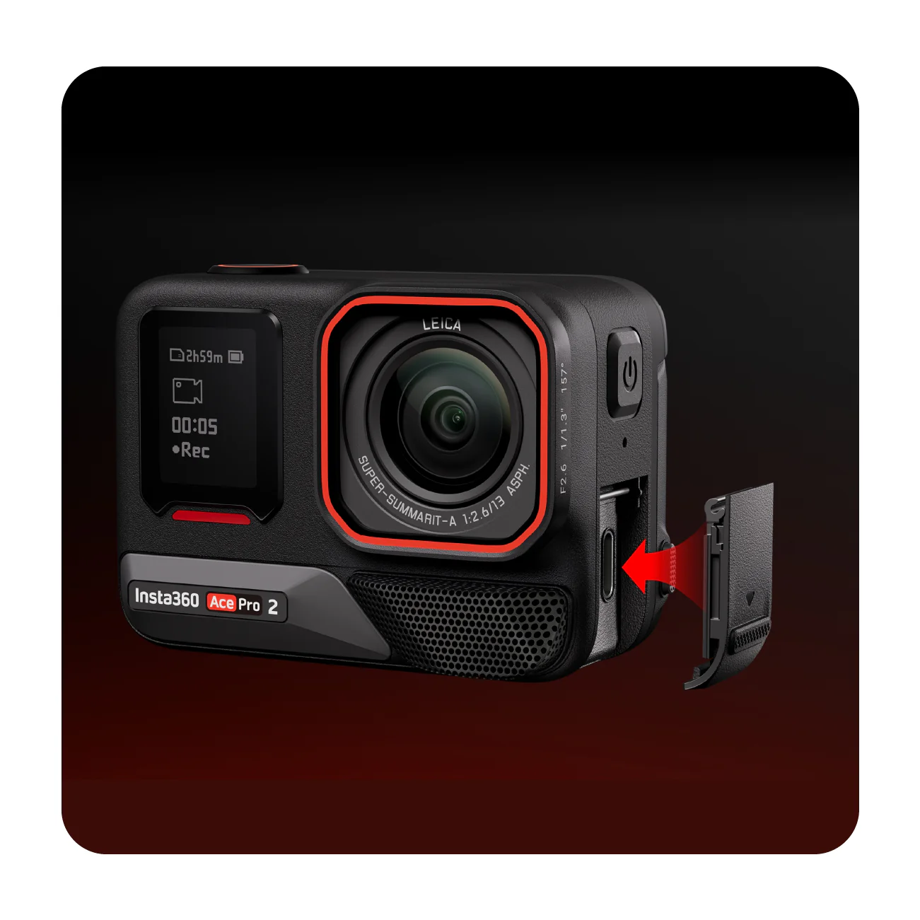 Insta360 Ace Pro 2 USB Cover - Image 2