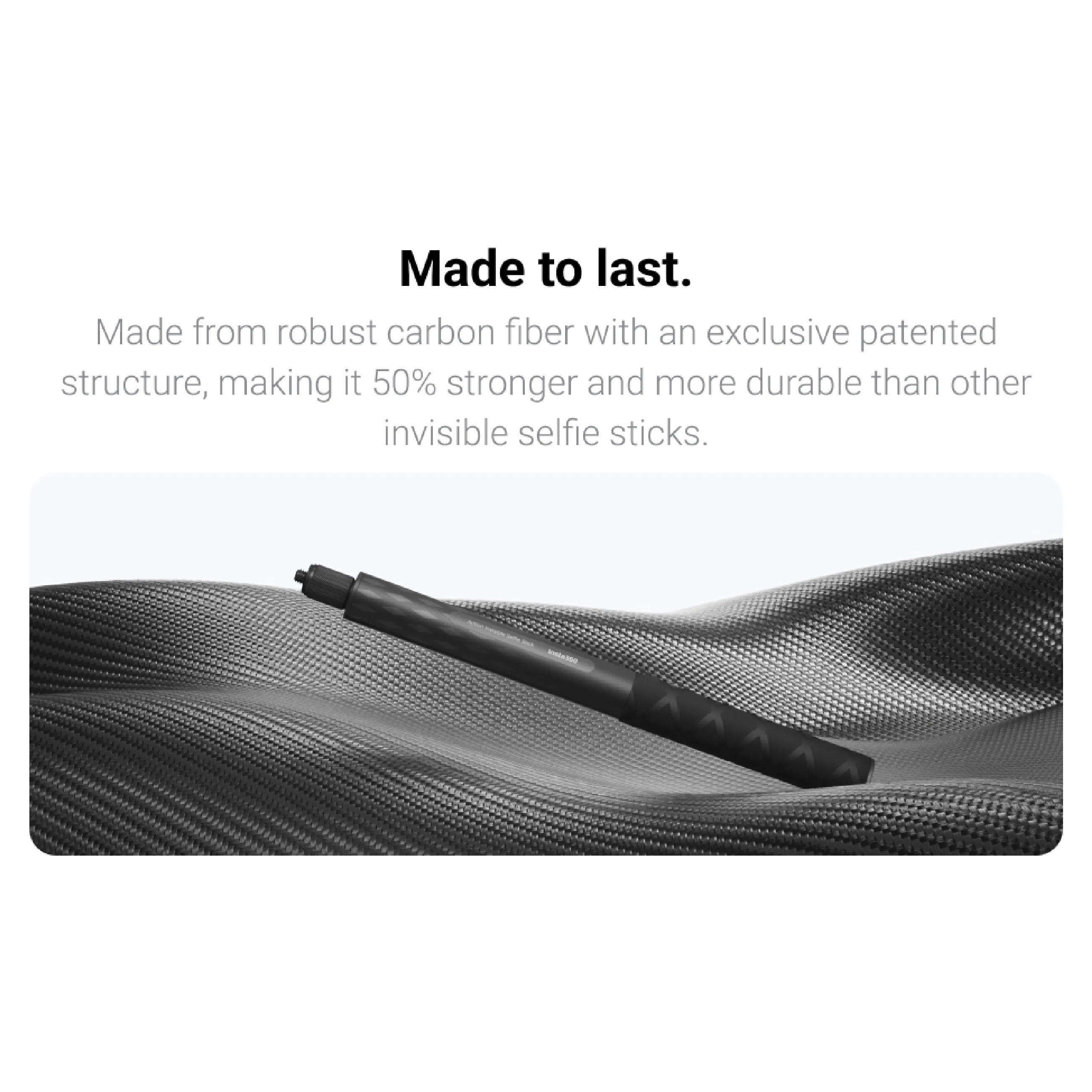 Insta360 Action Invisible Selfie Stick - Image 3