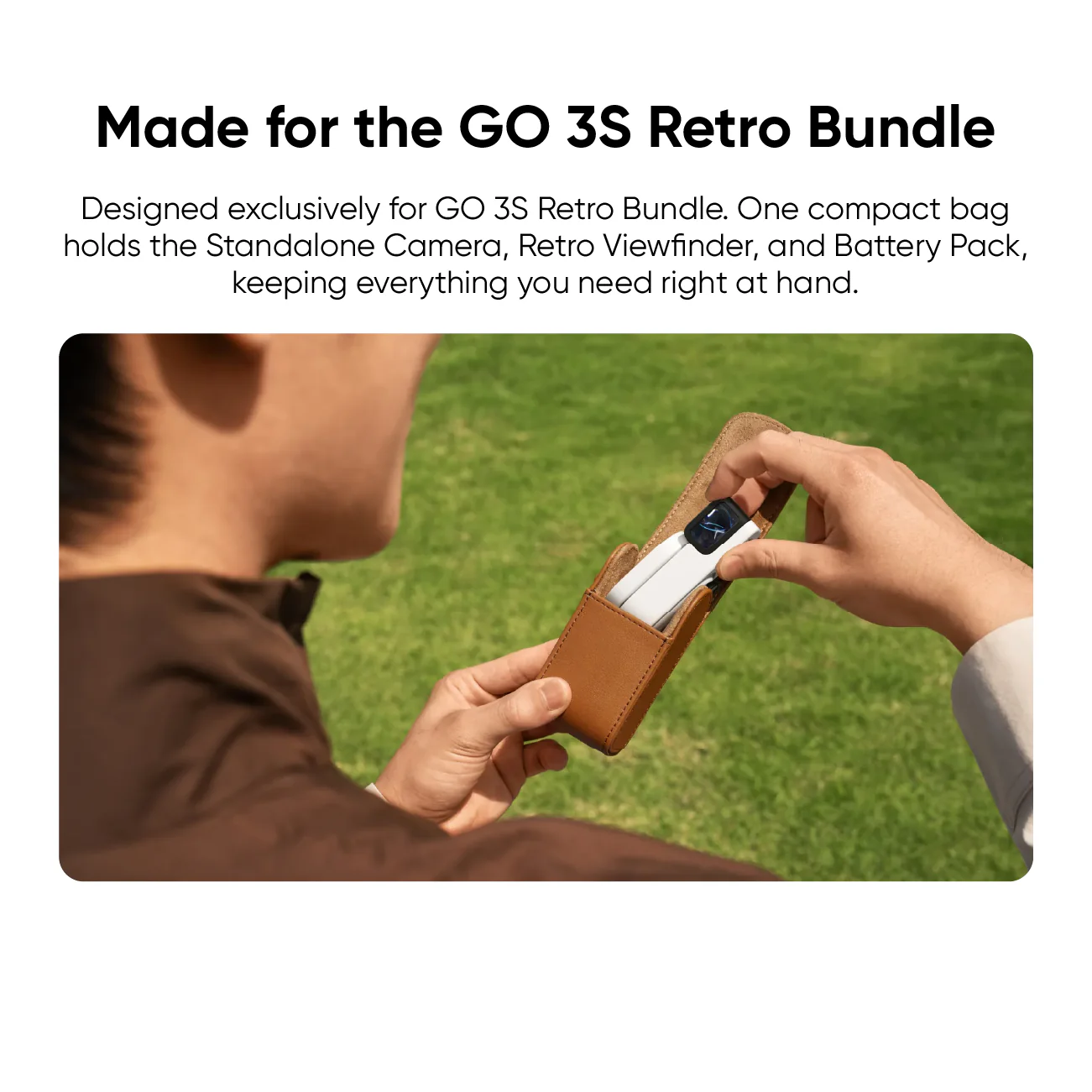 Insta360 GO 3S Classic Leather Case - Image 4