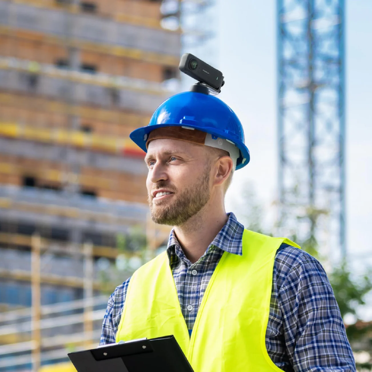 Insta360 Hard Hat Camera Mount - Image 4