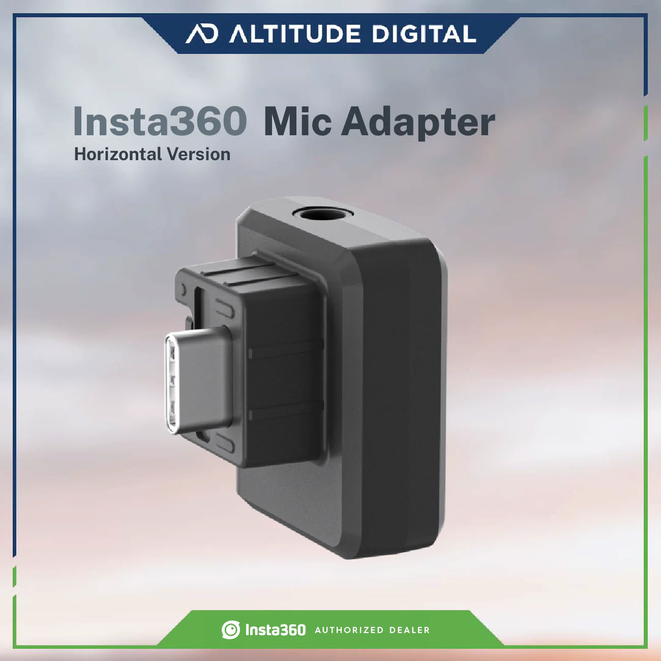 Insta360 ONE RS Mic Adapter (Horizontal Version) - Image 4