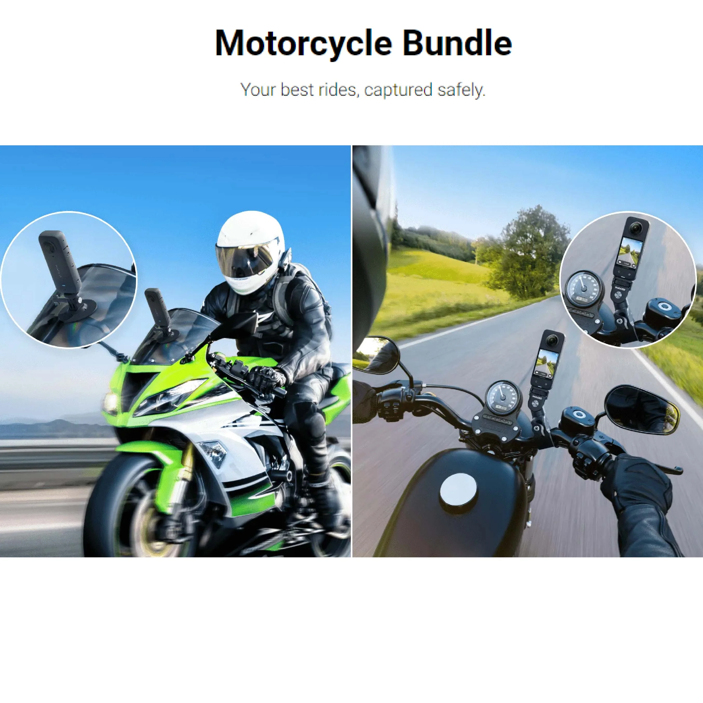 Insta360 Motorcycle Mount Bundle Standard (New Version) - Image 4