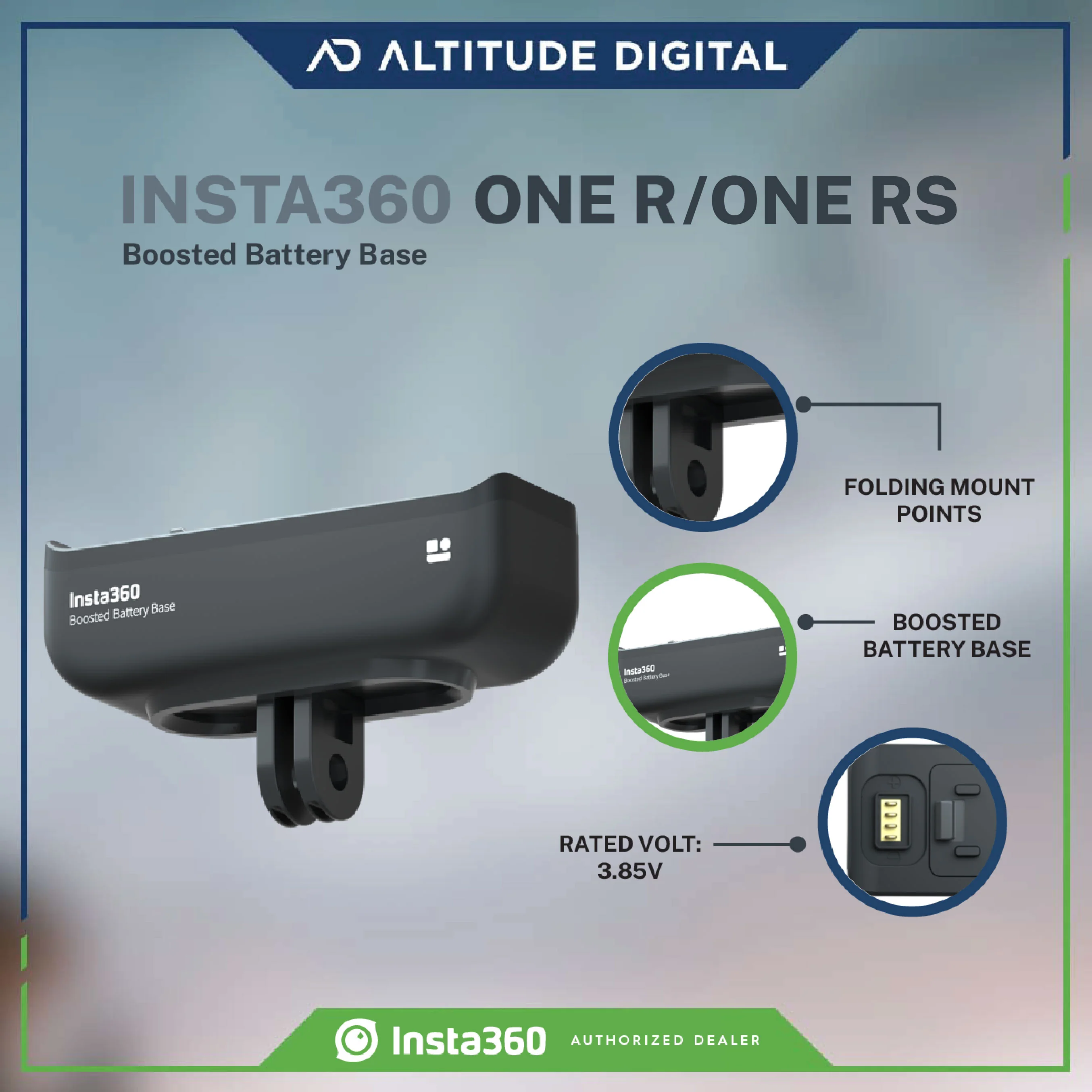 Insta360 One R/RS Boosted Battery Base - Image 5