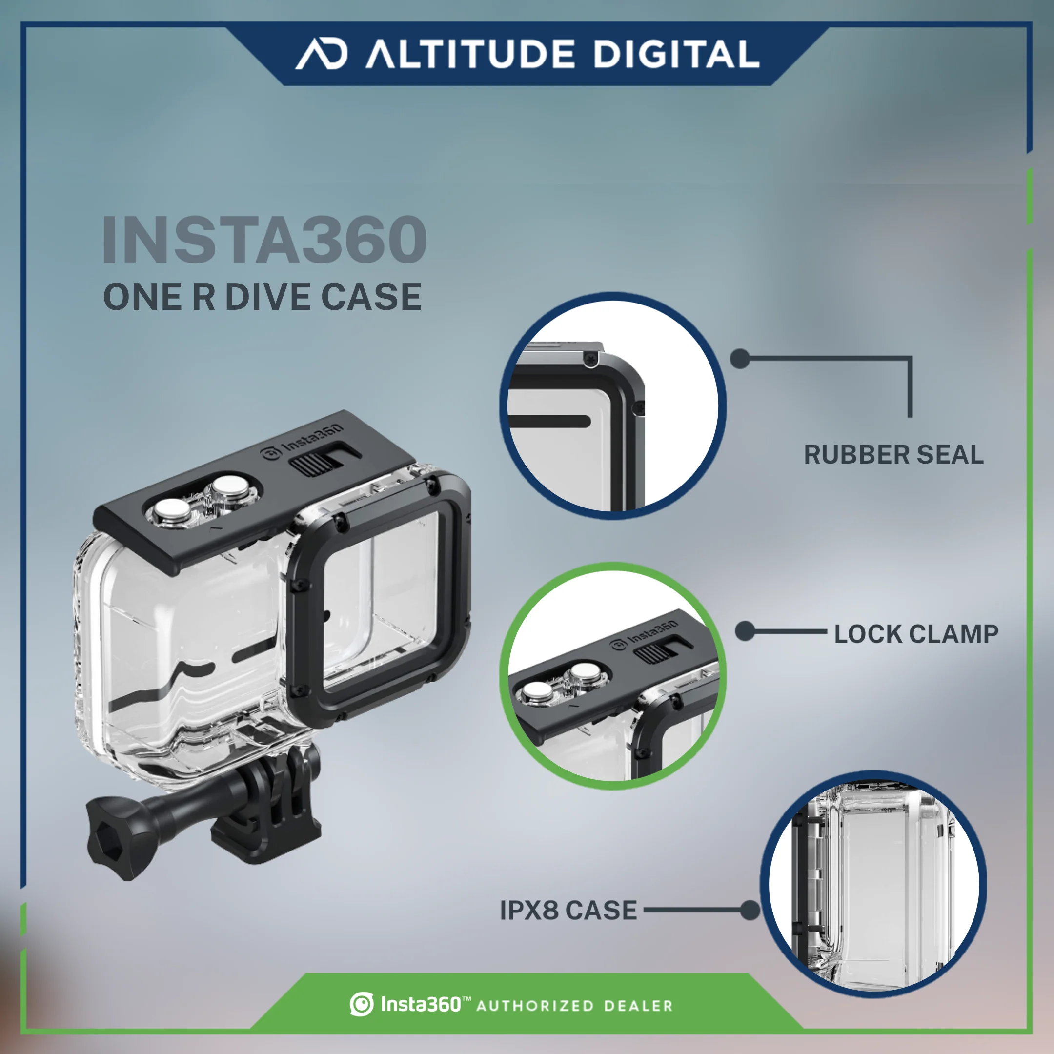 Insta360 ONE R Dive Case for 4K Wide Angle Mod - Image 6