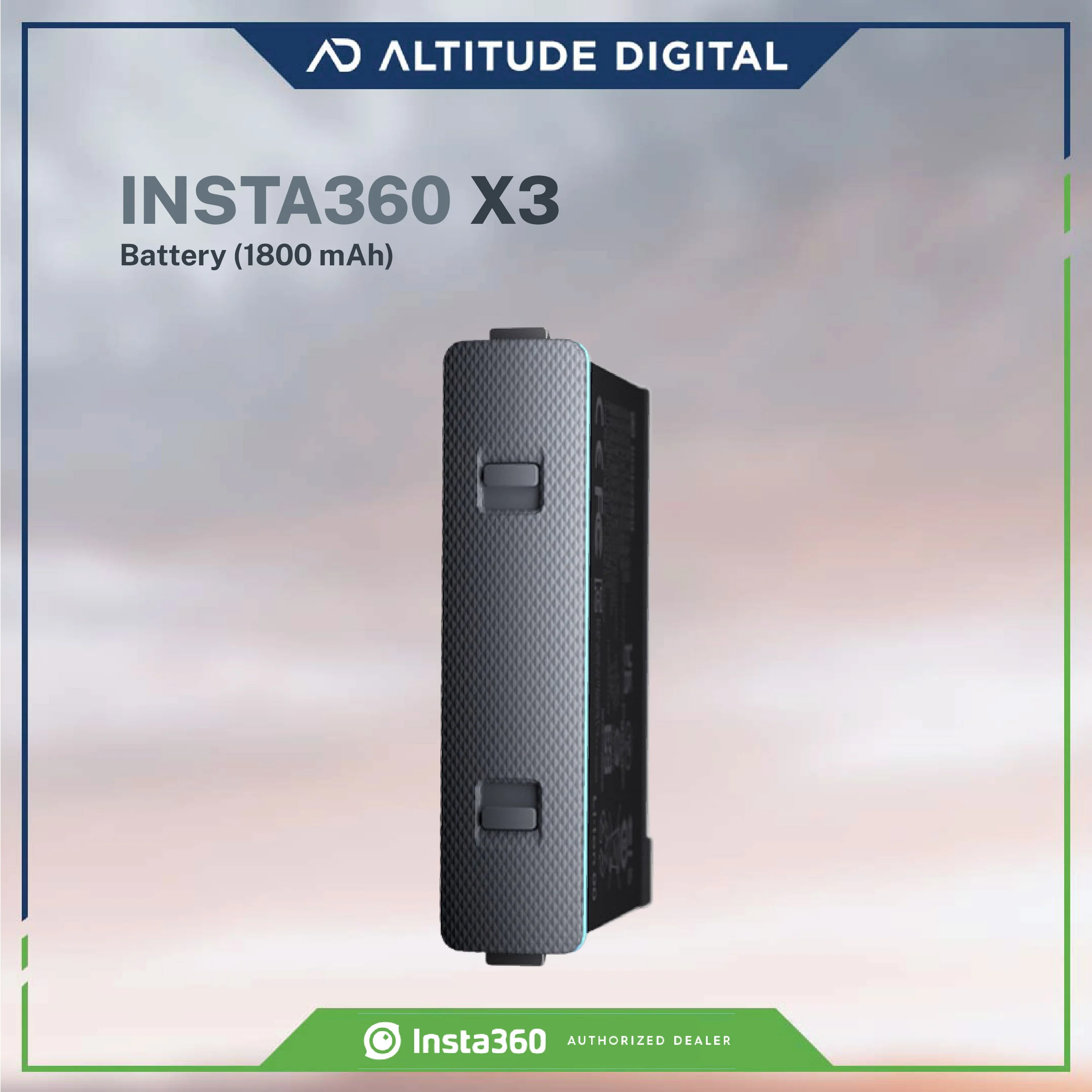 Insta360 Rechargeable 1800mAh Battery for X3 - Image 4