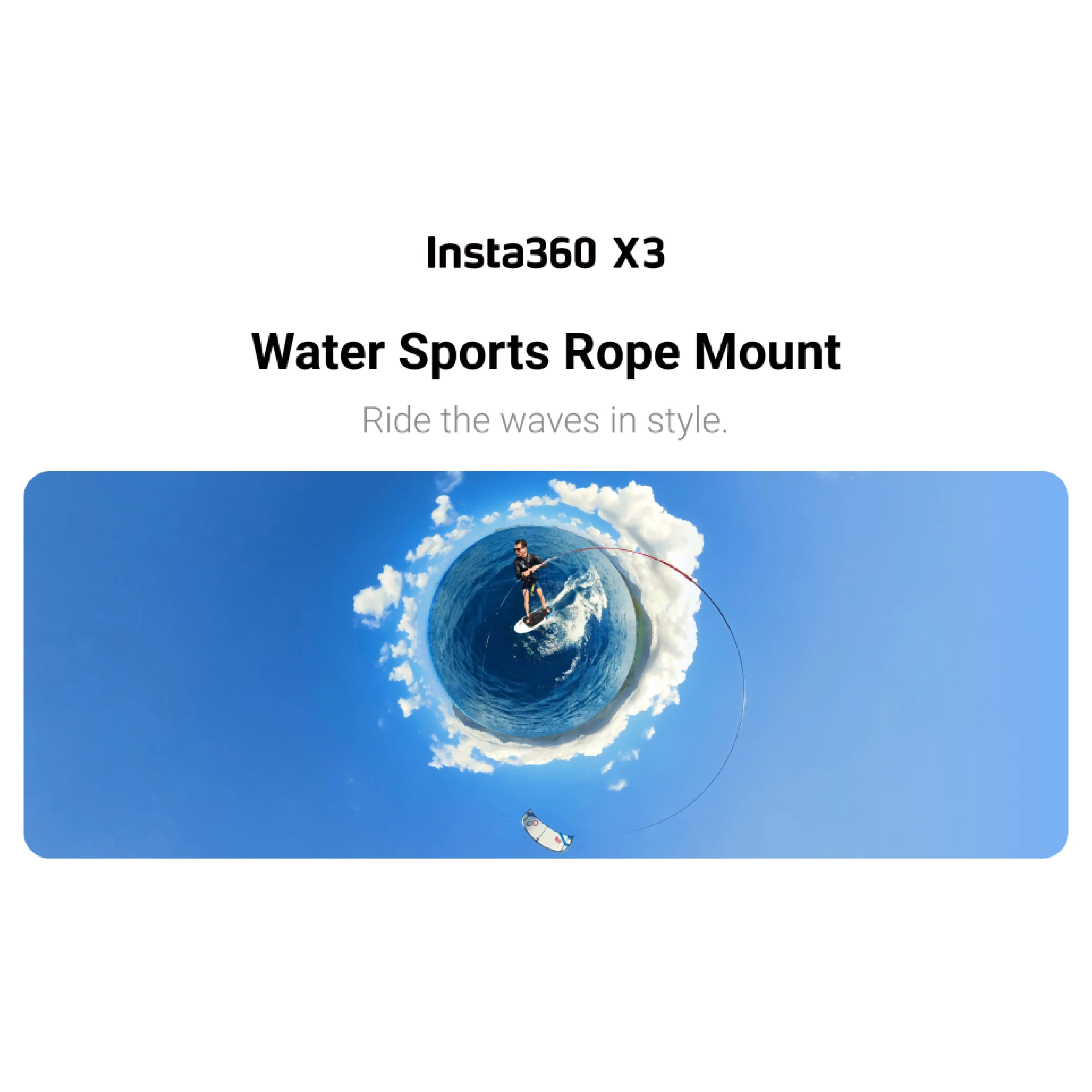 Insta360 X3 Water Sports Rope Mount - Image 5
