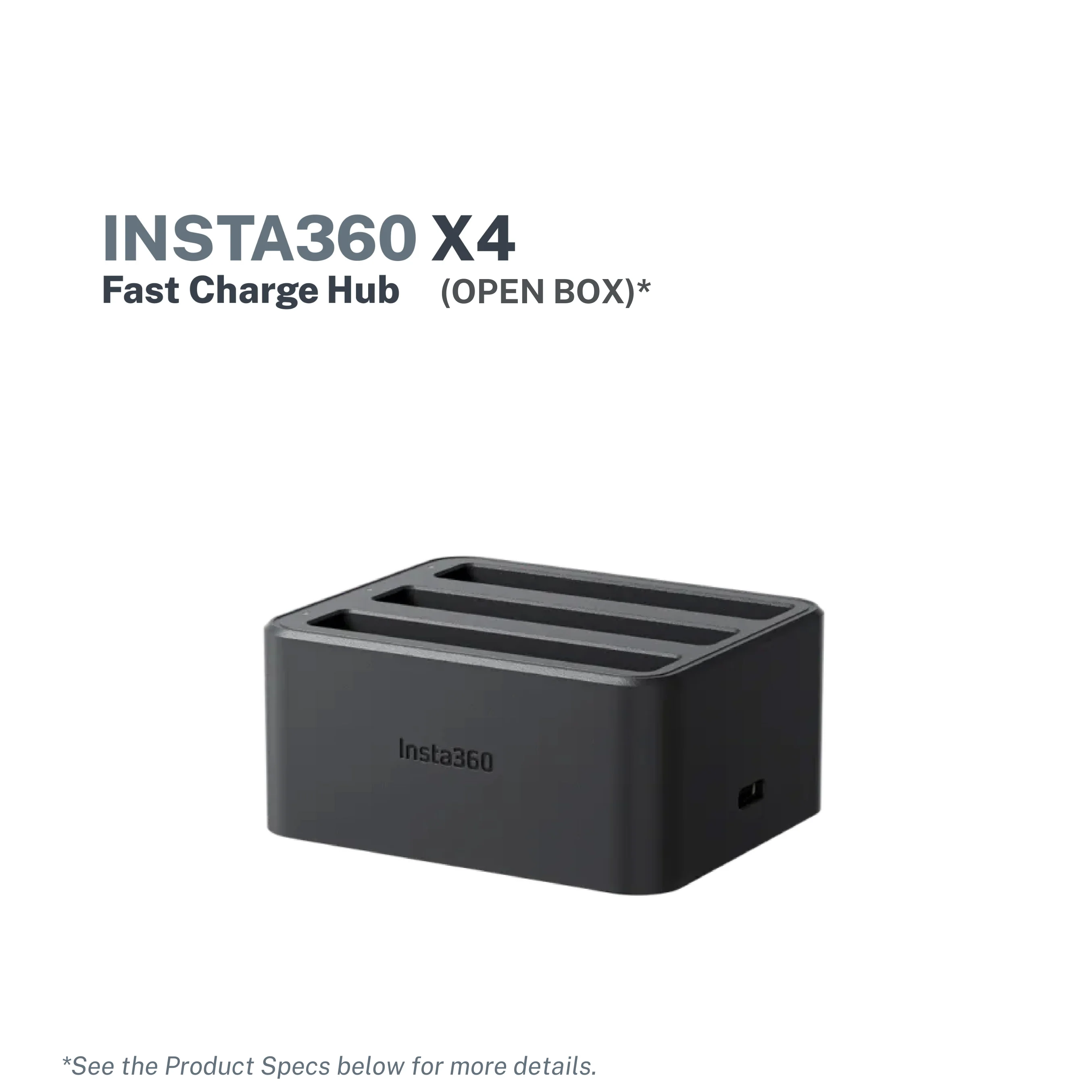 Insta360 X4 Fast Charge Hub (Open Box)