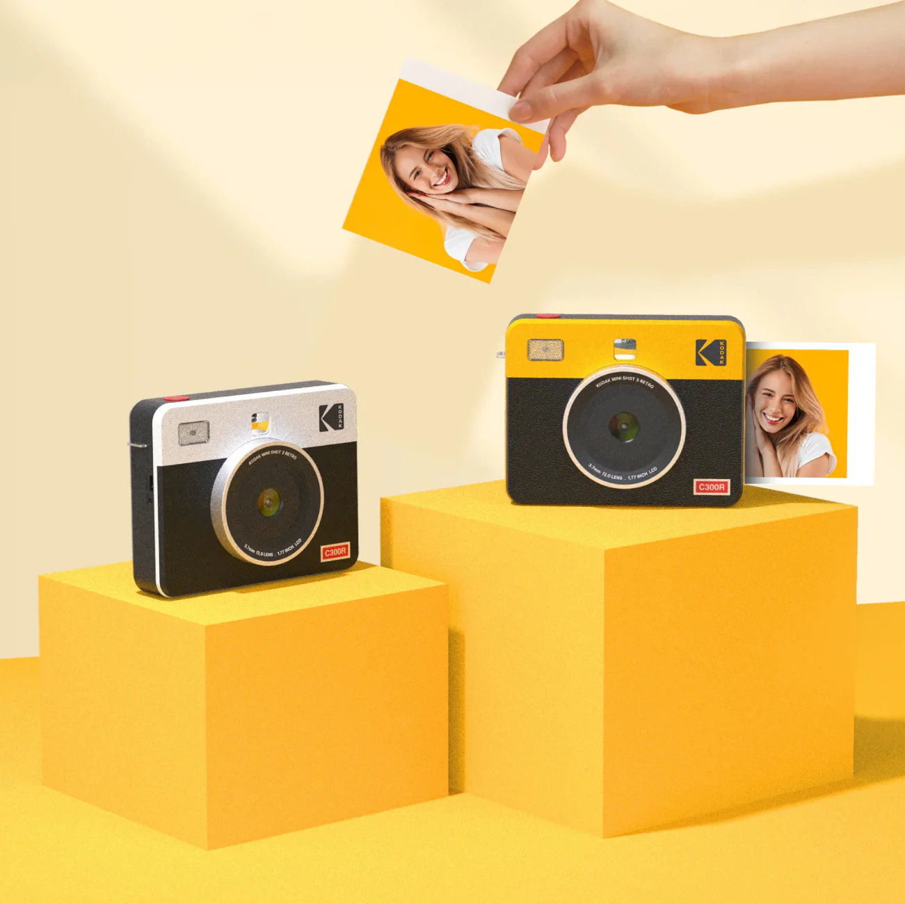 Kodak Mini Shot 3 Retro 2 in 1 Instant Camera & Photo Printer (Yellow) - Image 6