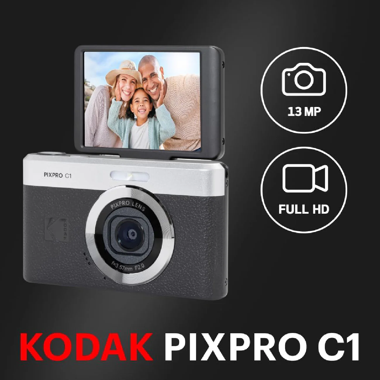 KODAK PIXPRO C1 Compact Digital Camera - Image 12