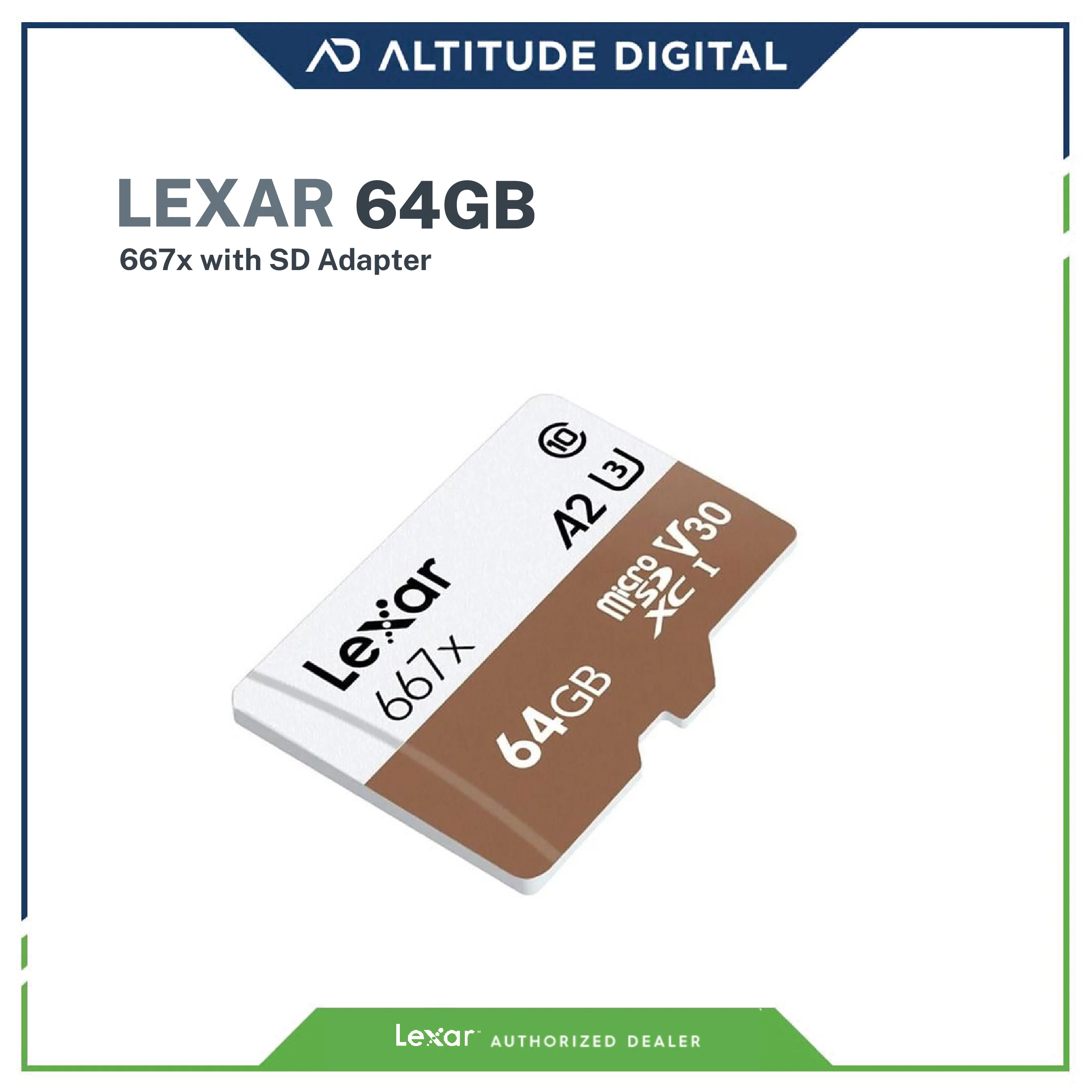 Lexar 64GB Professional 667x UHS-I microSDXC Memory Card with SD Adapter - Image 5