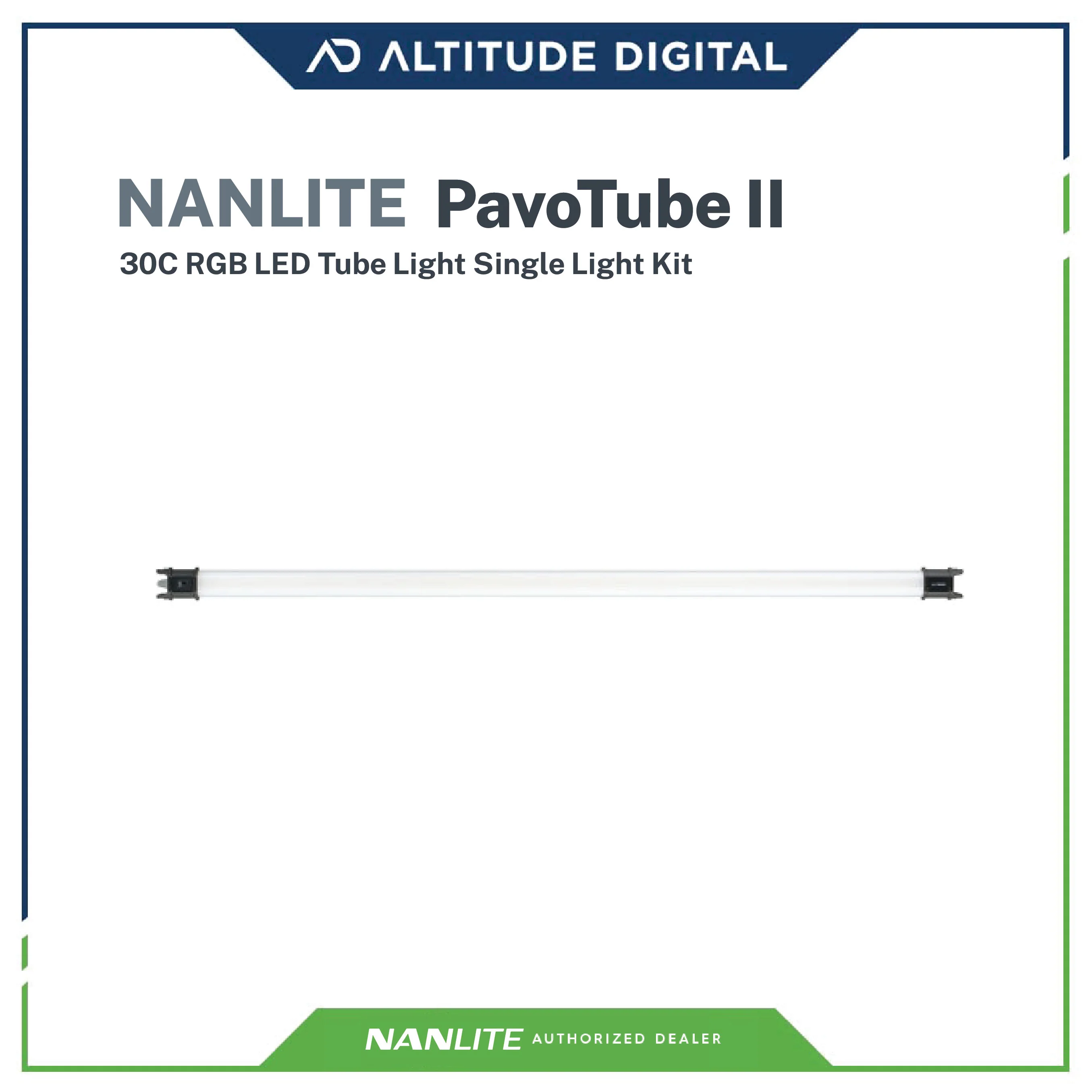 Nanlite Pavotube 30C MK2 4ft 60W RGBWW LED Tube Kit, 1-Light Kit, Bluetooth, 2.4G, DMX - Image 3