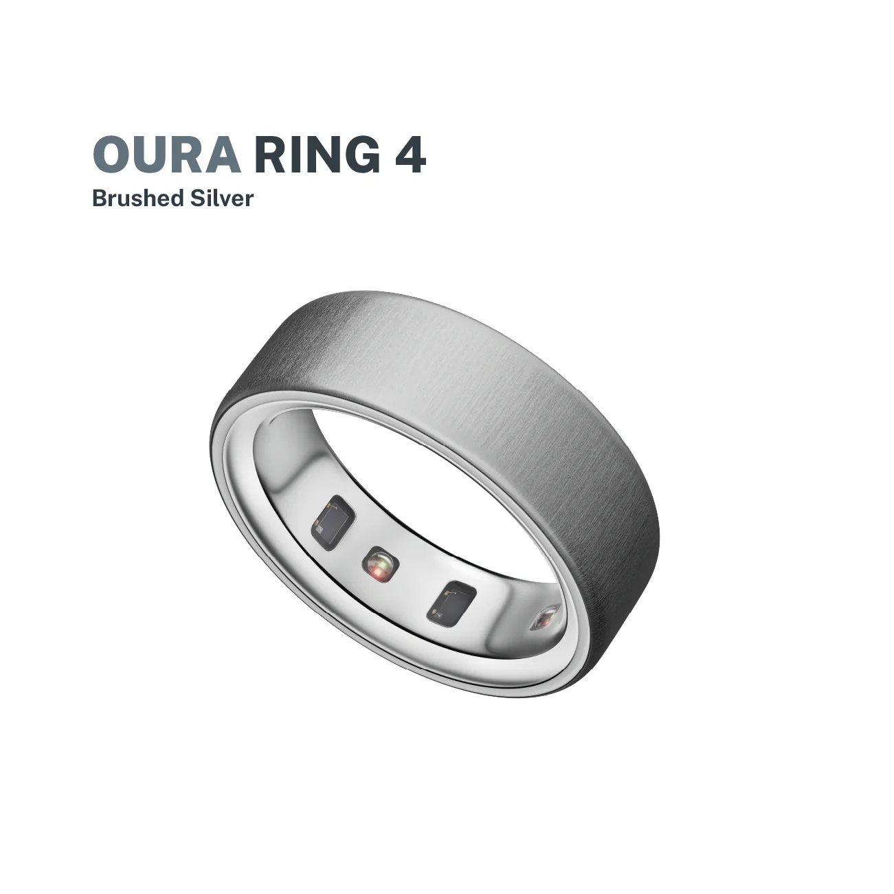 Oura Ring 4 Brushed Silver