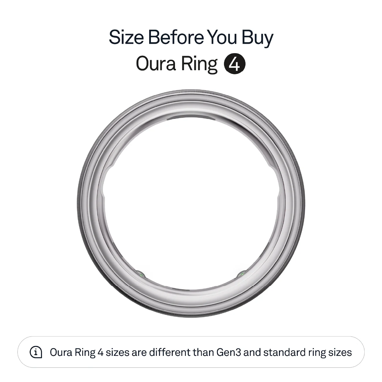 Oura Ring 4 Brushed Silver - Image 5