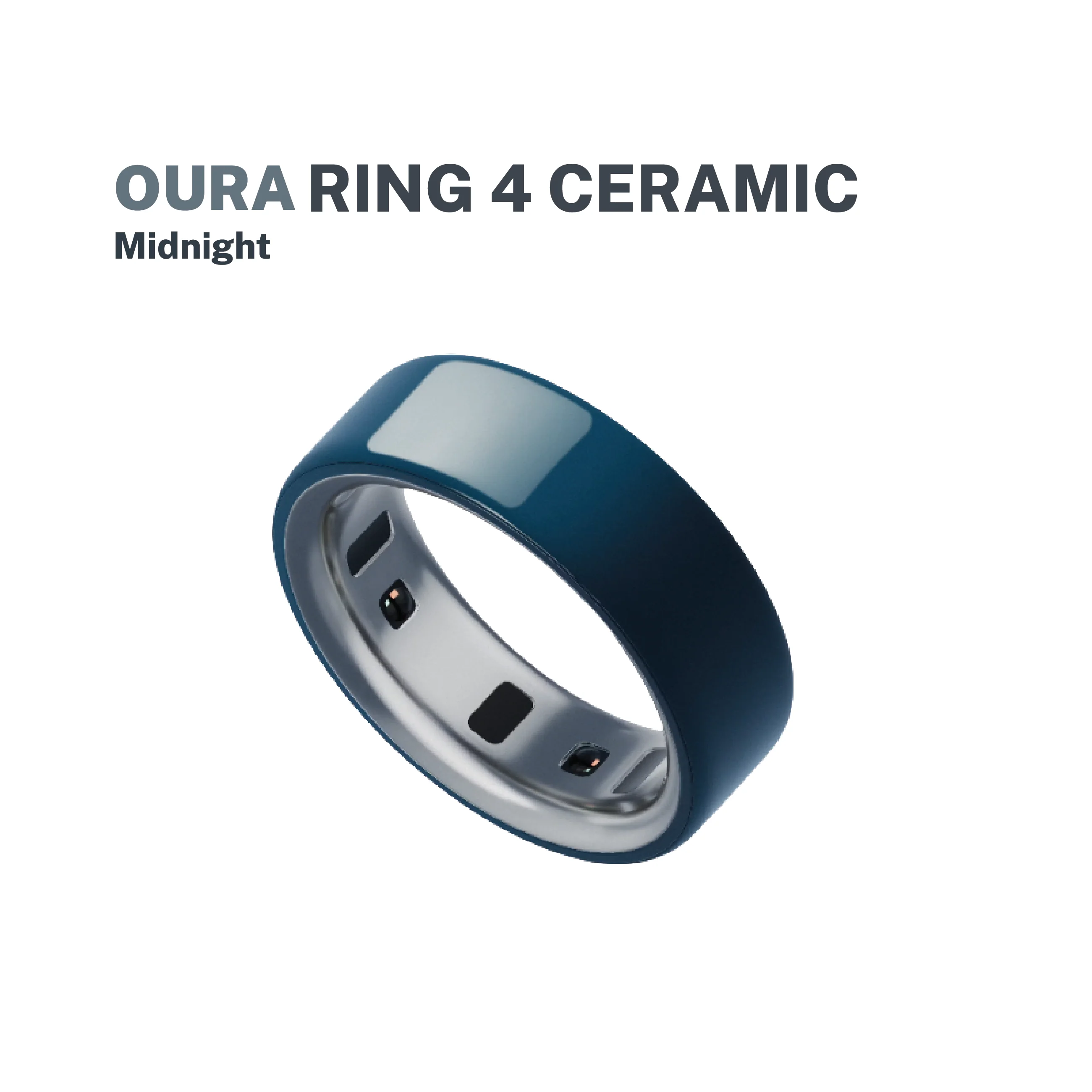 Oura Ring 4 Ceramic Midnight