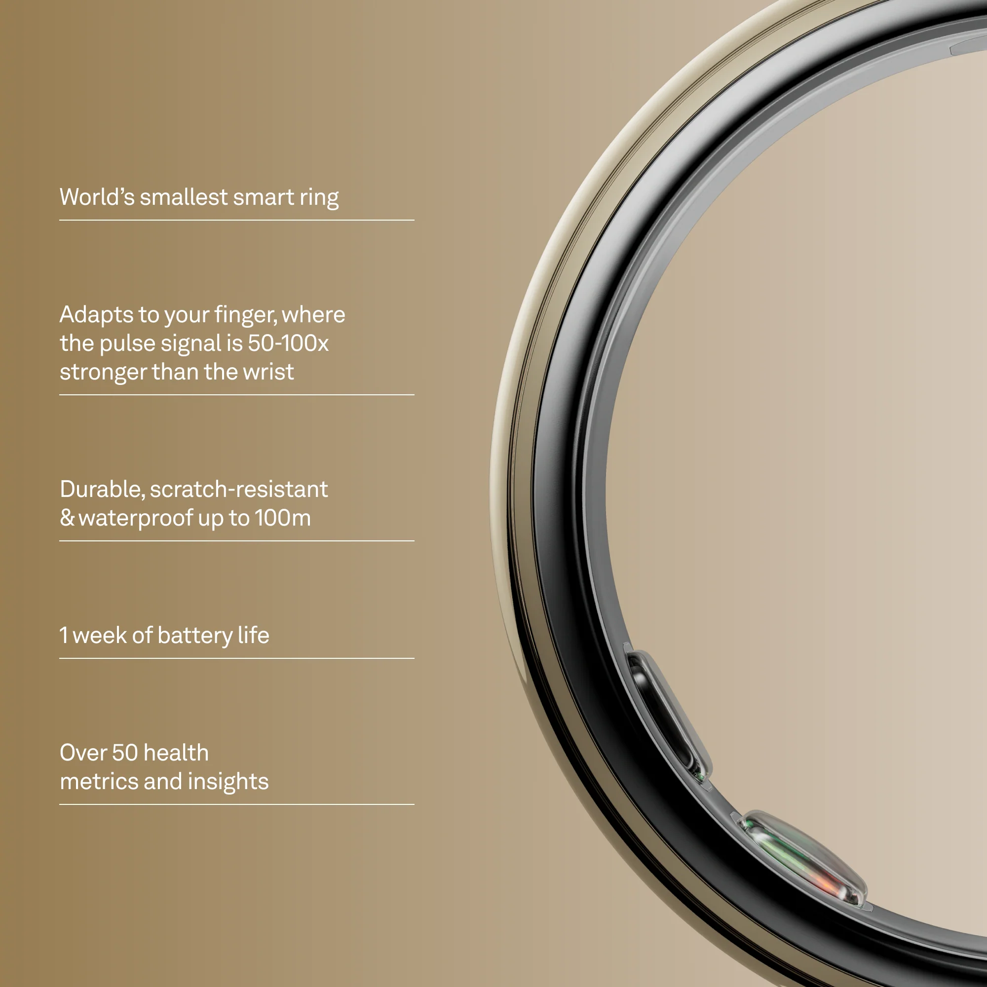 Oura Ring 5 Gold - Image 4