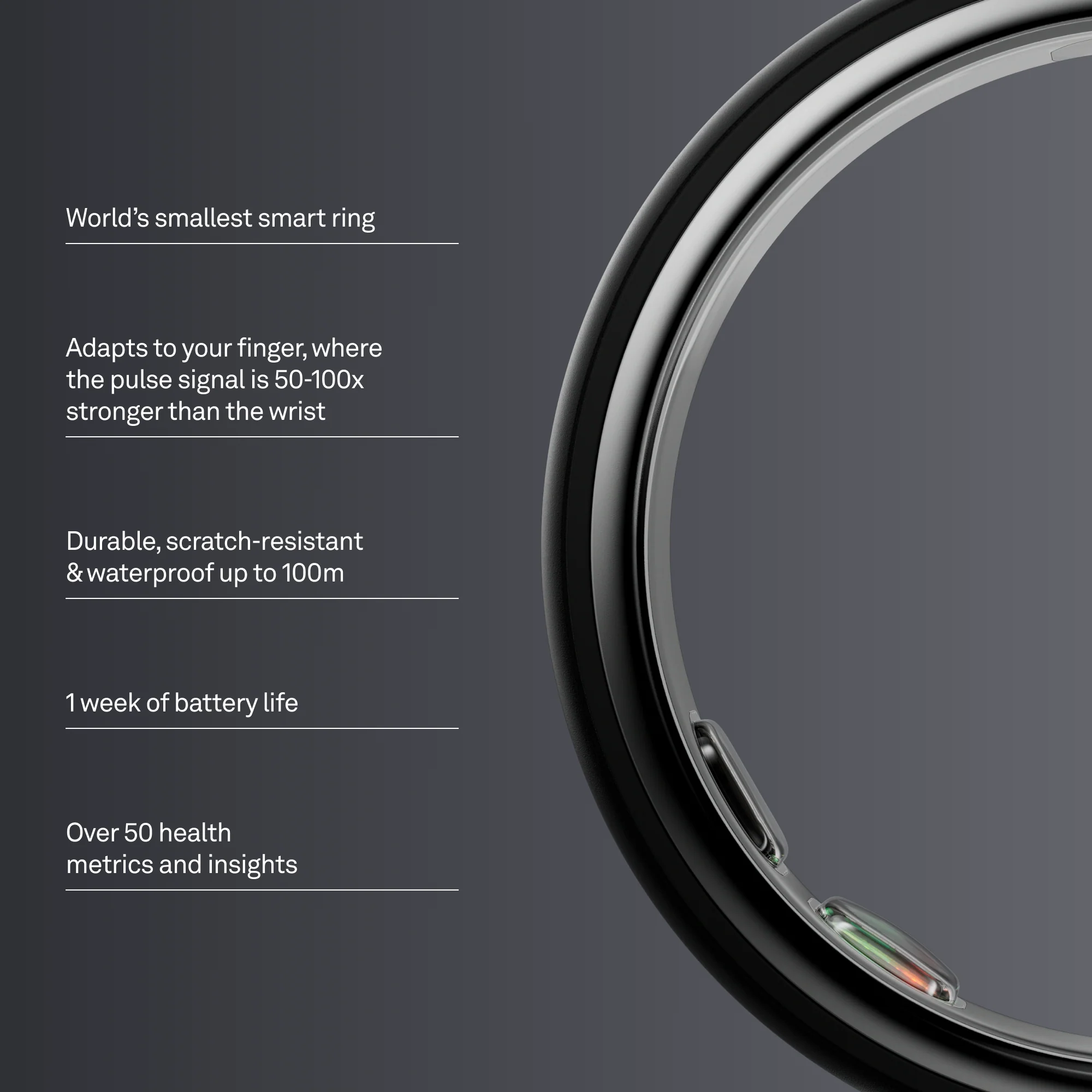 Oura Ring 5 Stealth - Image 4